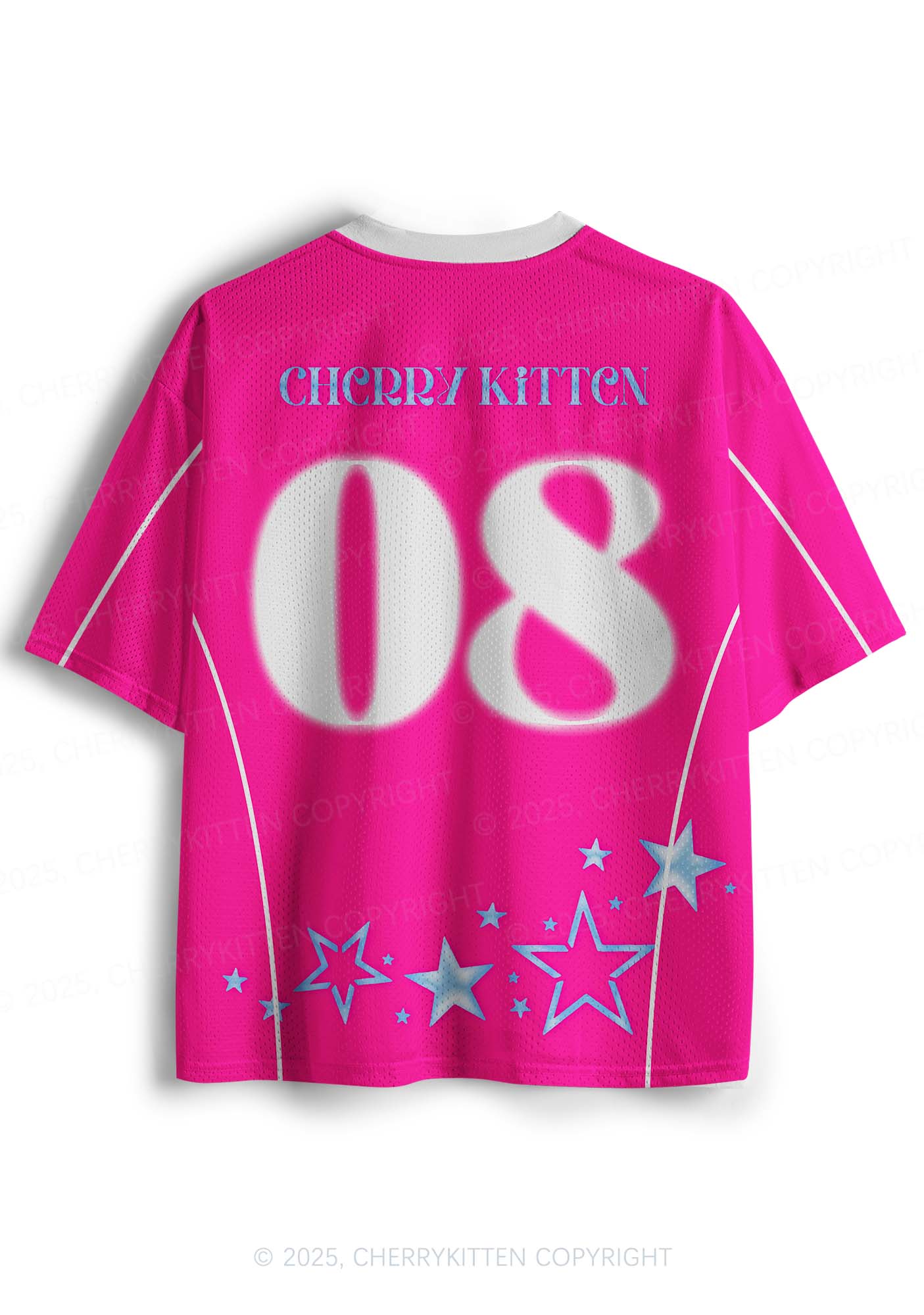 Custom Blue Cxxt Y2K Sport Jersey Shirts Cherrykitten