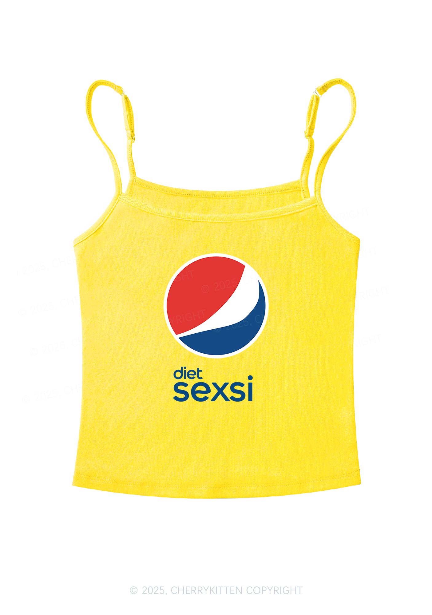 Diet Sexsi Y2K Spaghetti Strap Cami Cherrykitten