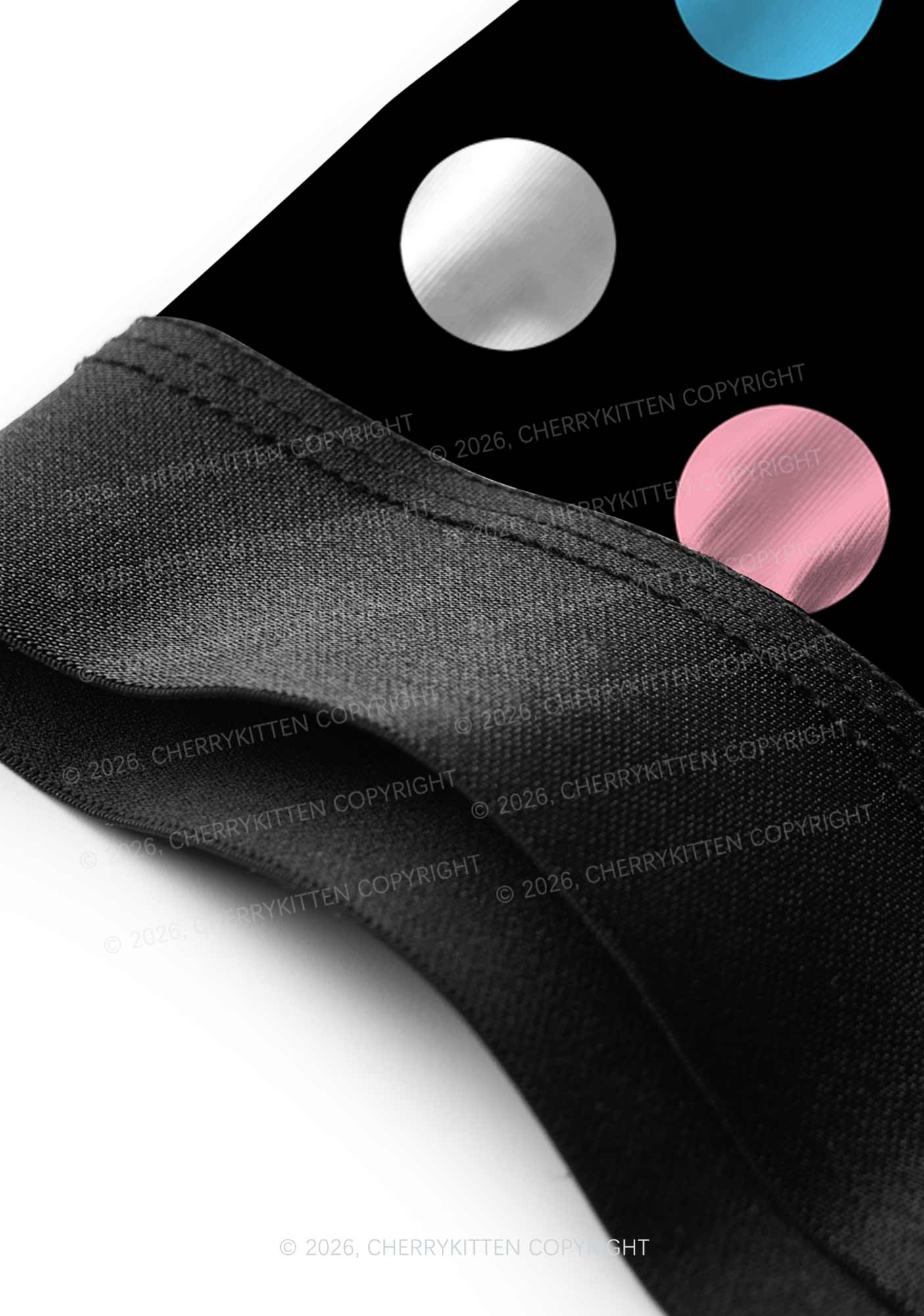 Trans Dots On Black Pride Y2K Print Men Boxer Briefs Cherrykitten