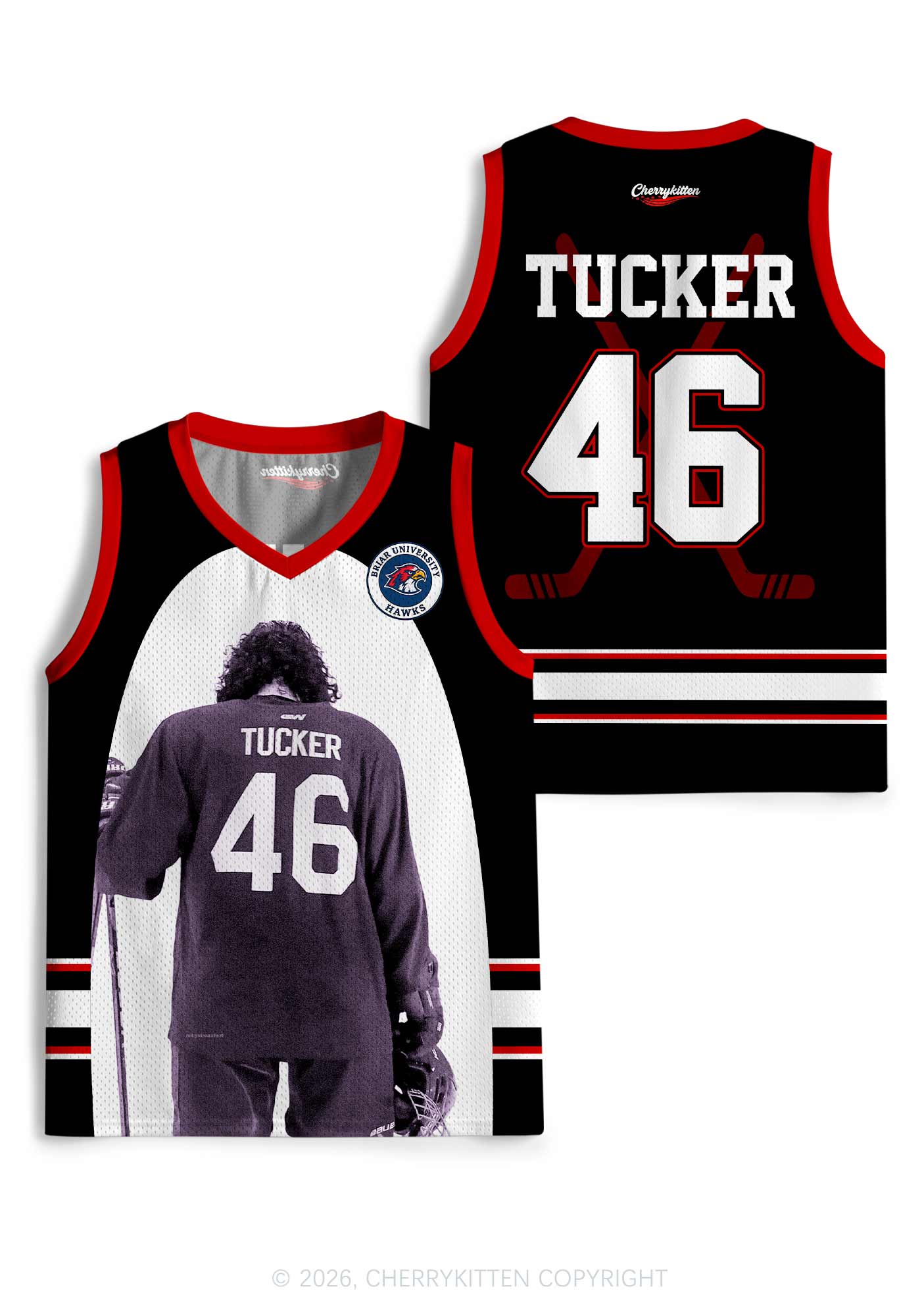 Hockey Player JT Y2K Sport Jersey Tank Cherrykitten