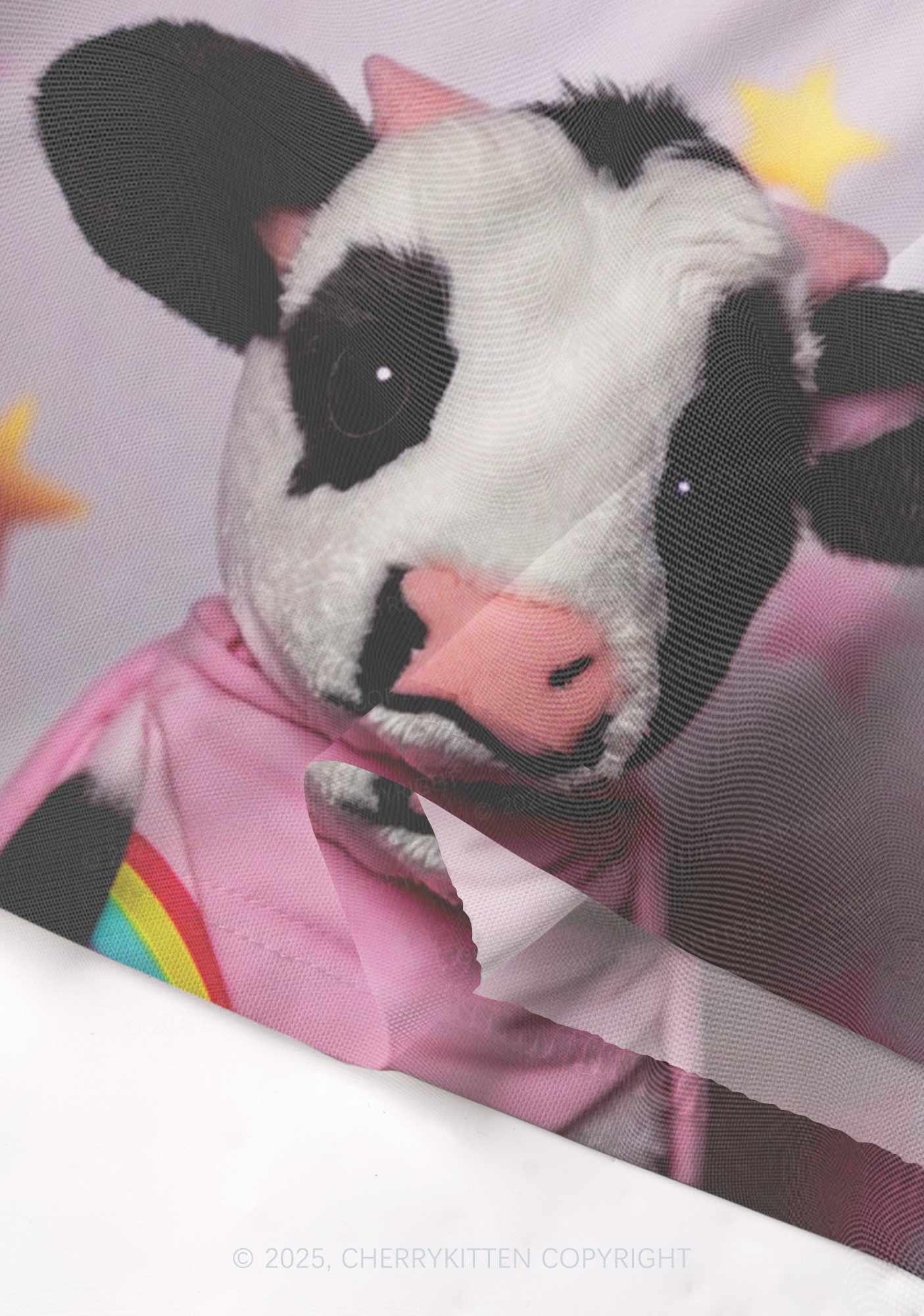 Cow Magic Stars Y2K Mesh Cami Tank Cherrykitten