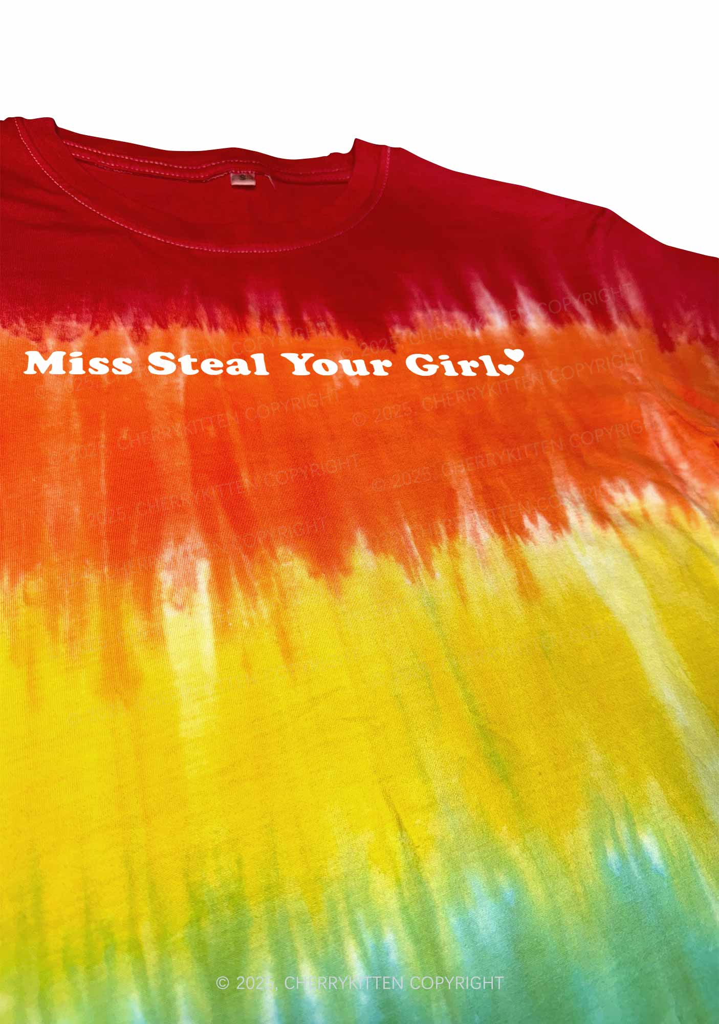 Miss Steal Your Girl Pride Y2K Tie Dye Shirts Cherrykitten