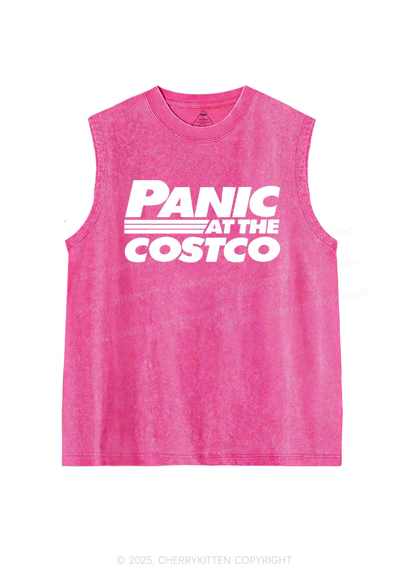 Panic Costco Y2K Washed Muscle Tank Cherrykitten