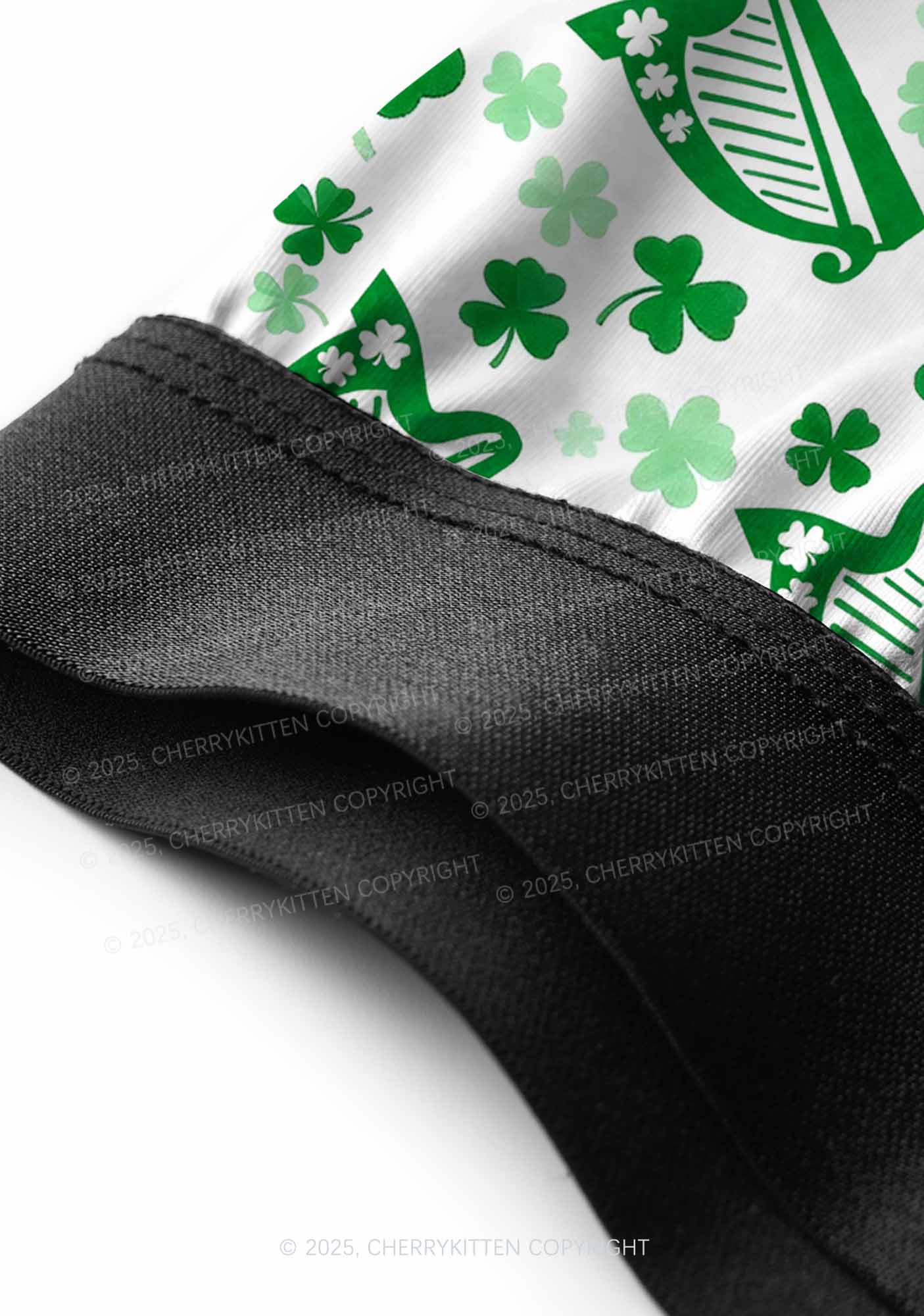 Clover Harp St Patricks Y2K Print Men Boxer Briefs Cherrykitten