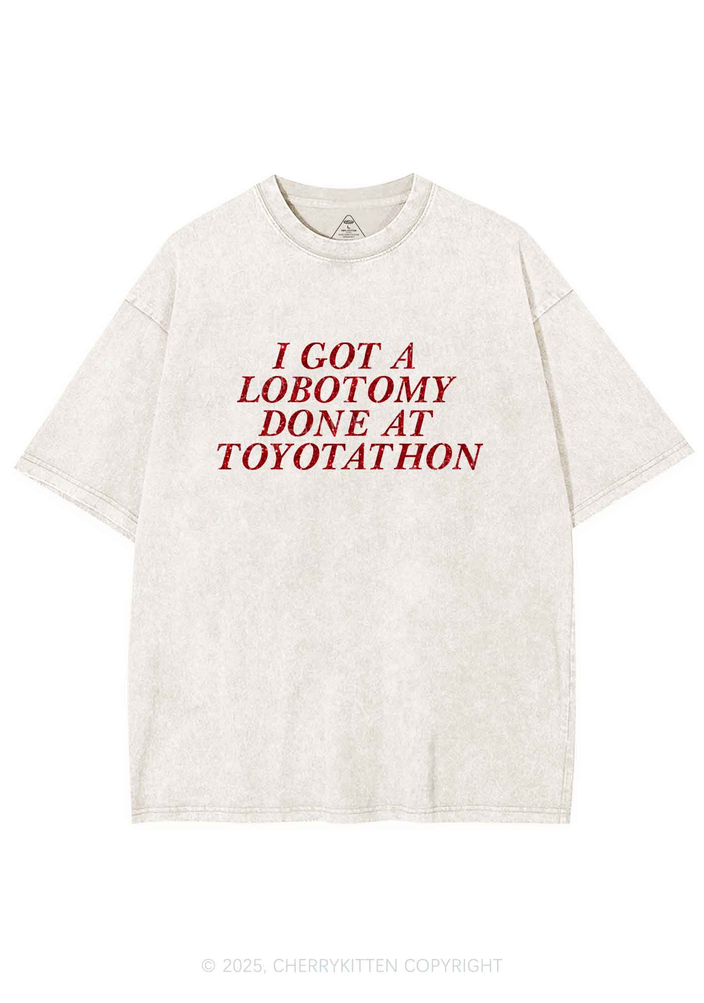 Glitter Lobotomy At Toyotathon Y2K Shirts Washed Tee Cherrykitten