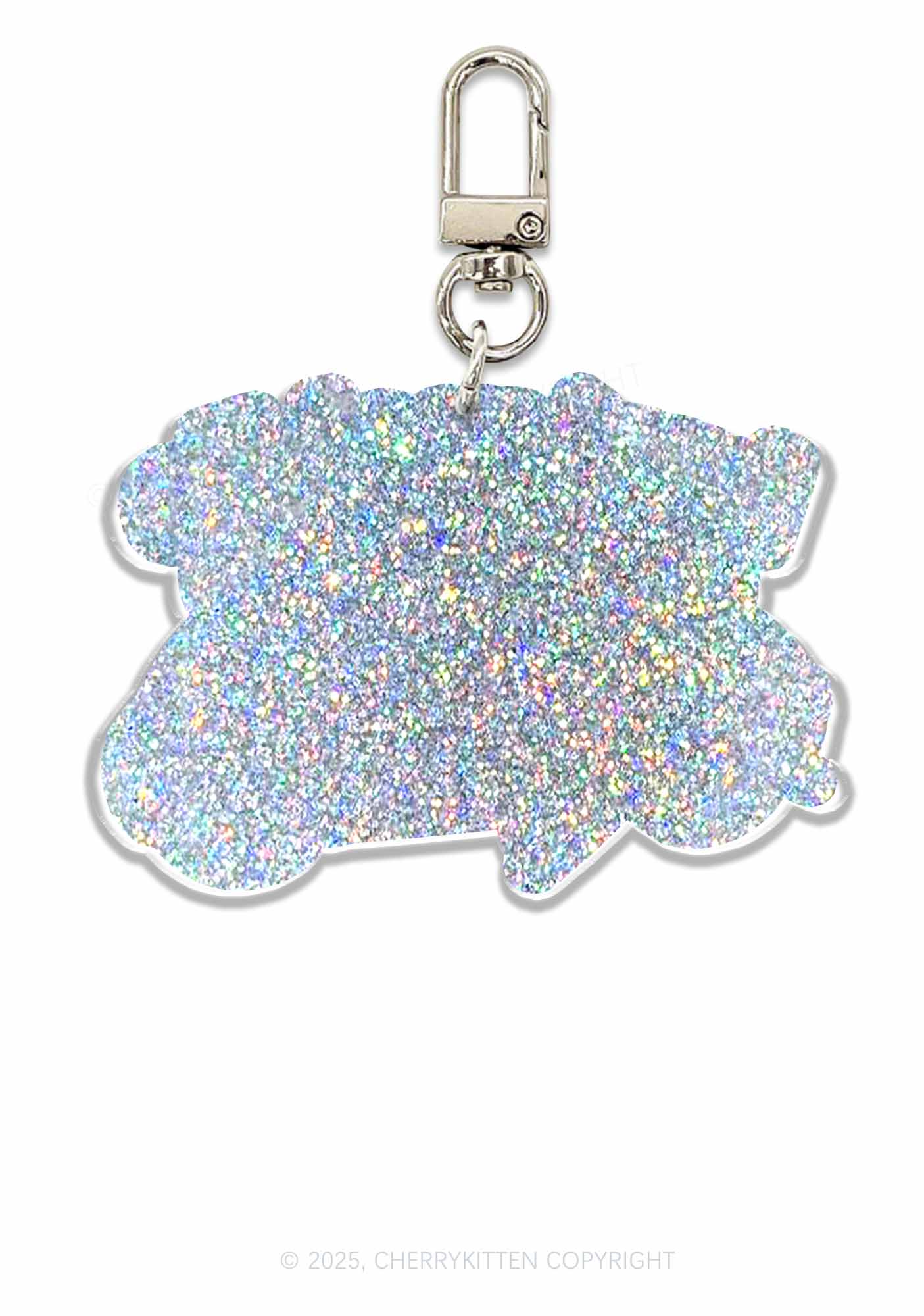 Silly Goose On the Loose 1Pc Y2K Glitter Keychain Cherrykitten