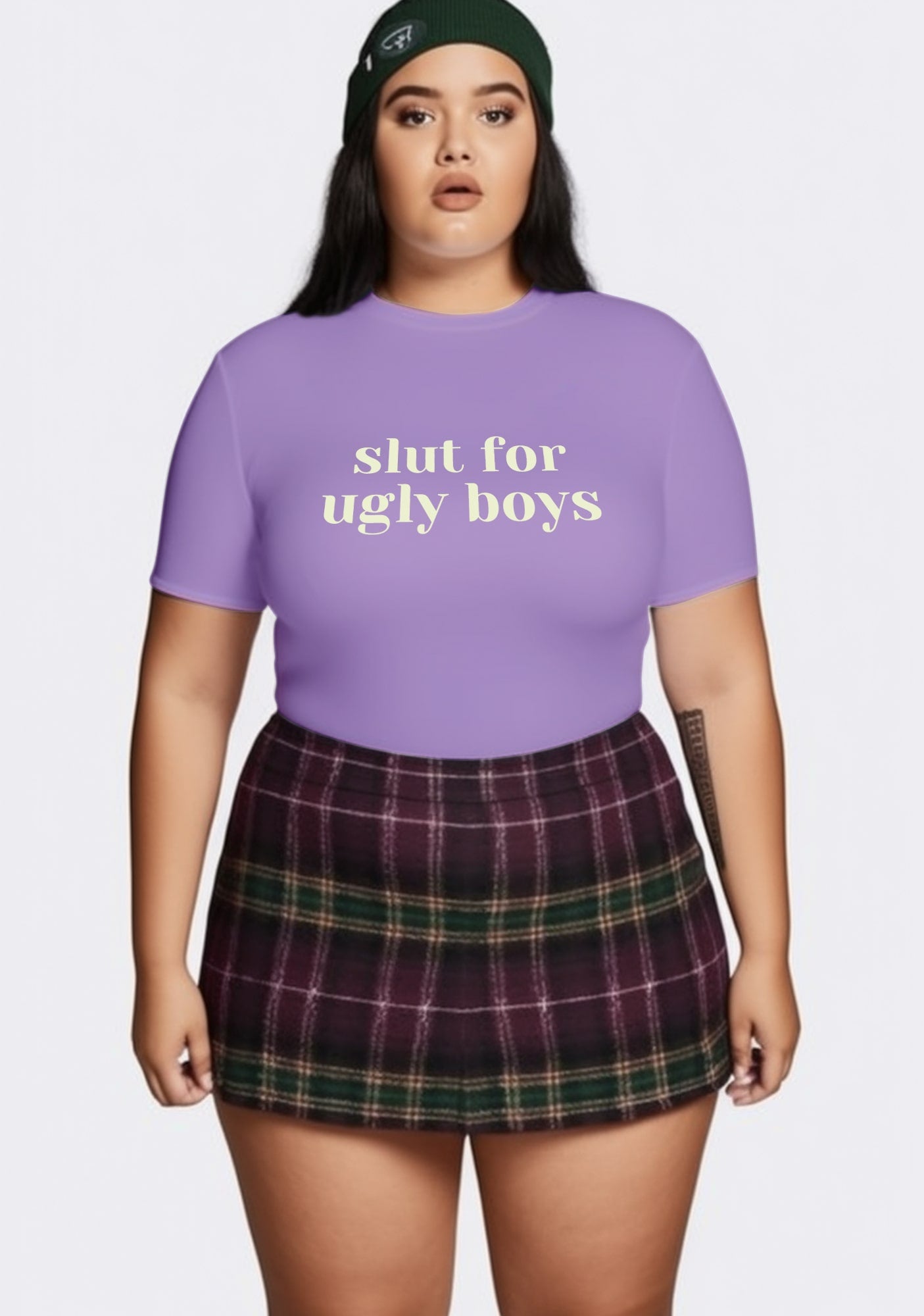 Curvy Slxt For Ugly Boys Baby Tee