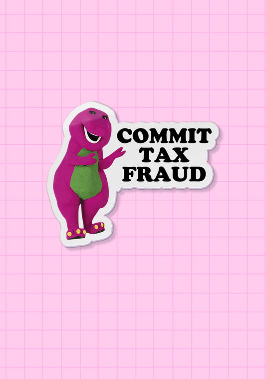 Commit Tax Fraud 1Pc Y2K Pin Cherrykitten