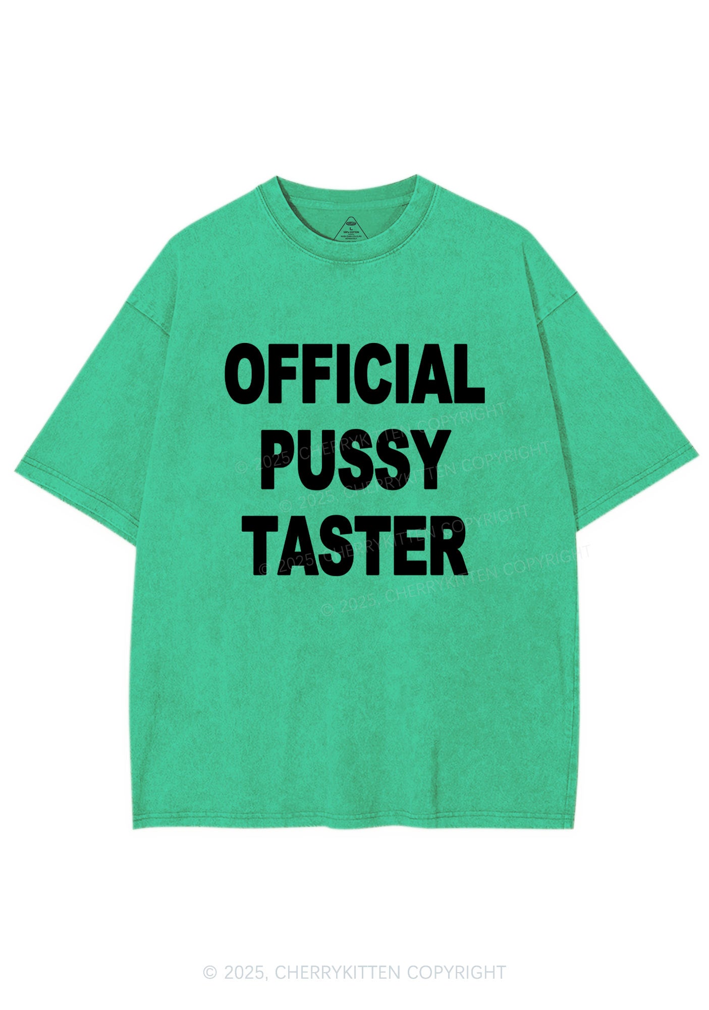 Official Puxxy Taster Y2K Shirts Washed Tee Cherrykitten