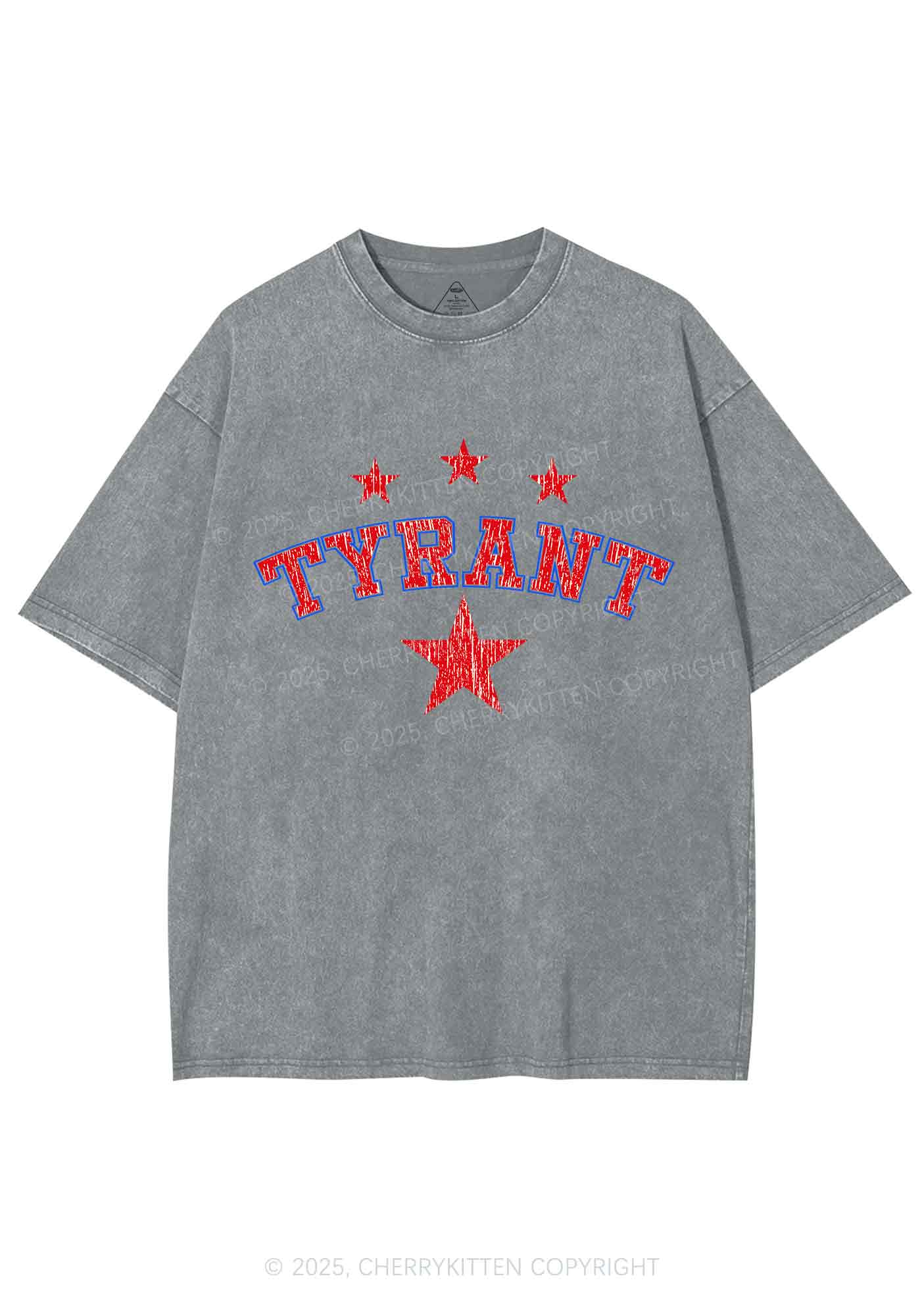 Tyrant Y2K Shirts Washed Tee Cherrykitten