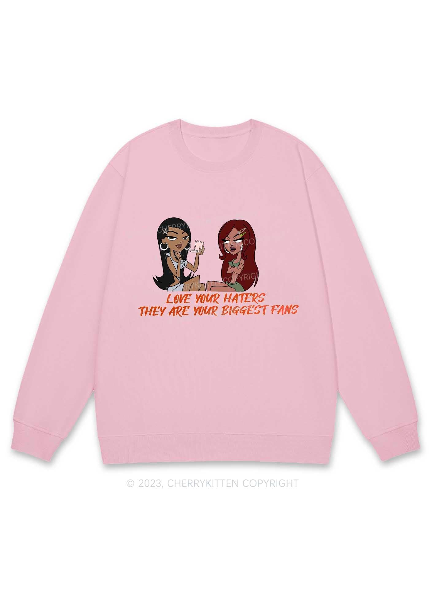 They Are Your Biggest Fans Y2K Sweatshirt Cherrykitten