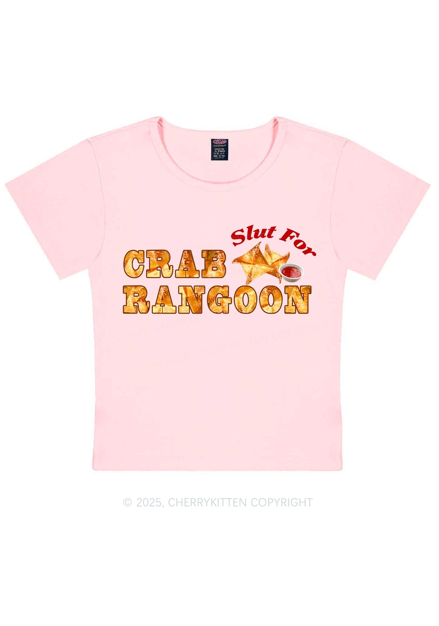 Slxt For Carb Rangoon Y2K Baby Tee Cherrykitten