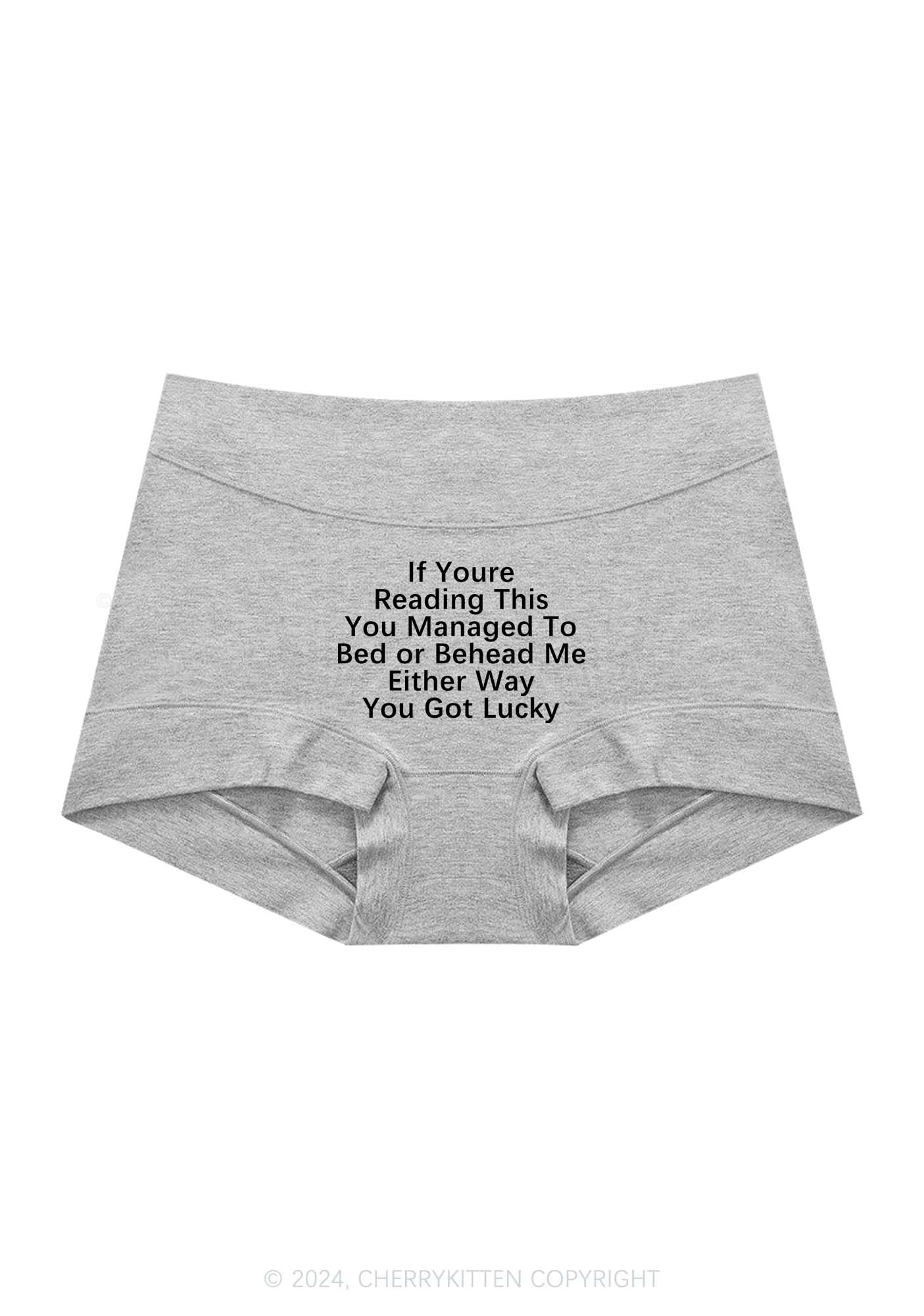 You Got Lucky Y2K Mid Rise Waist Boyshort Cherrykitten