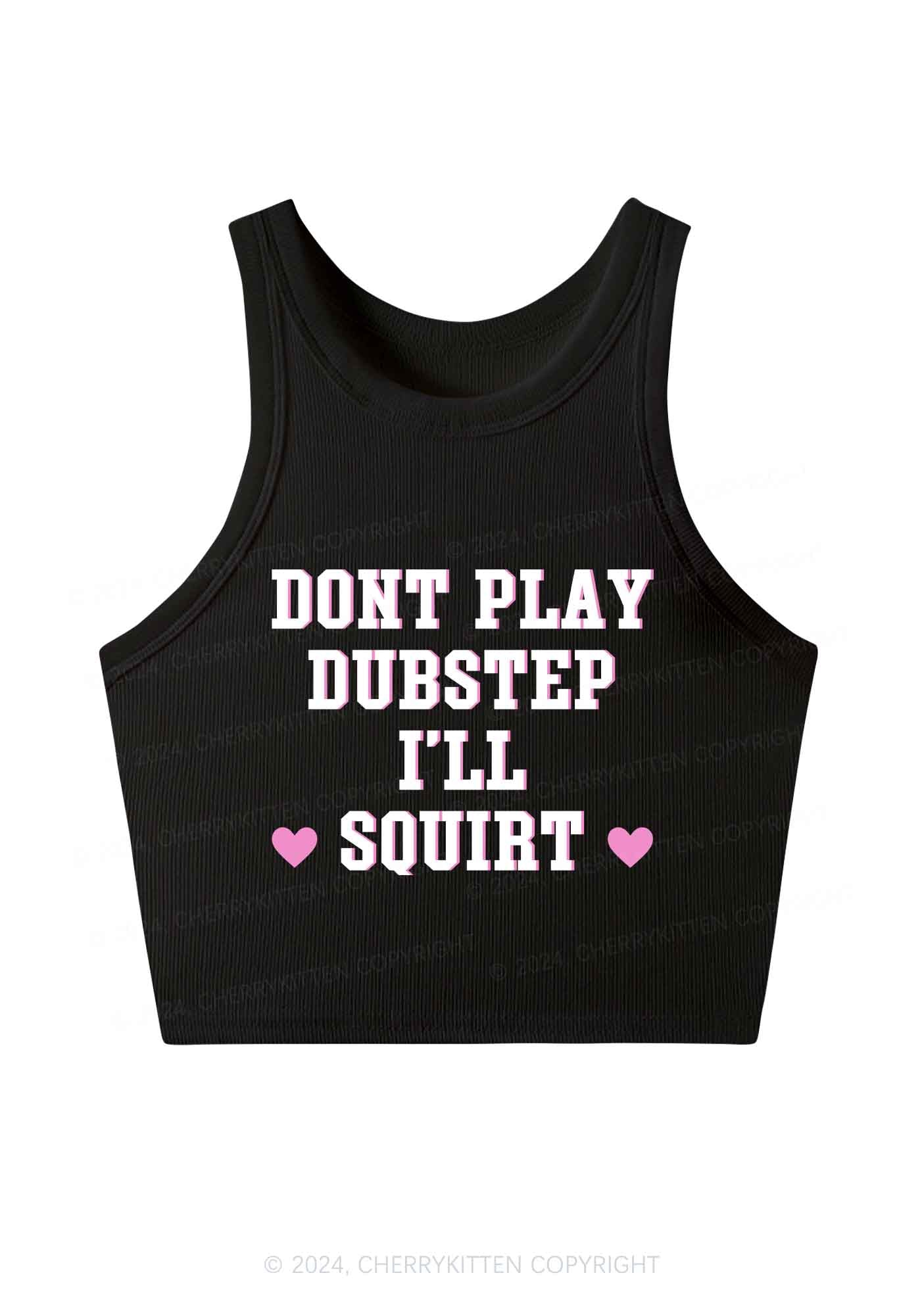 I'll Squirt Y2K Crop Tank Top Cherrykitten