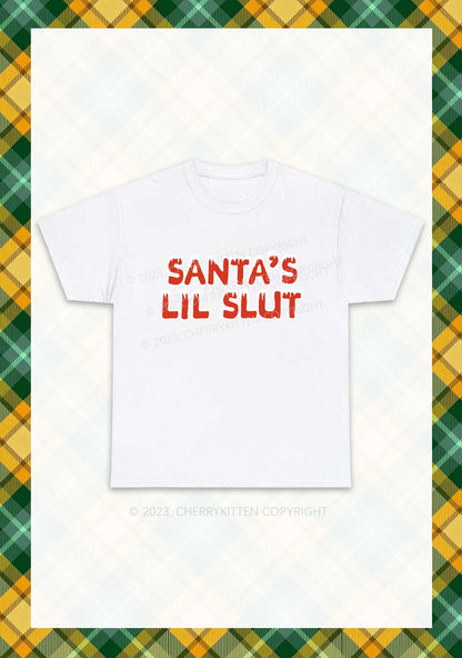 Santa's Lil Slxt Christmas Y2K Chunky Shirt Cherrykitten