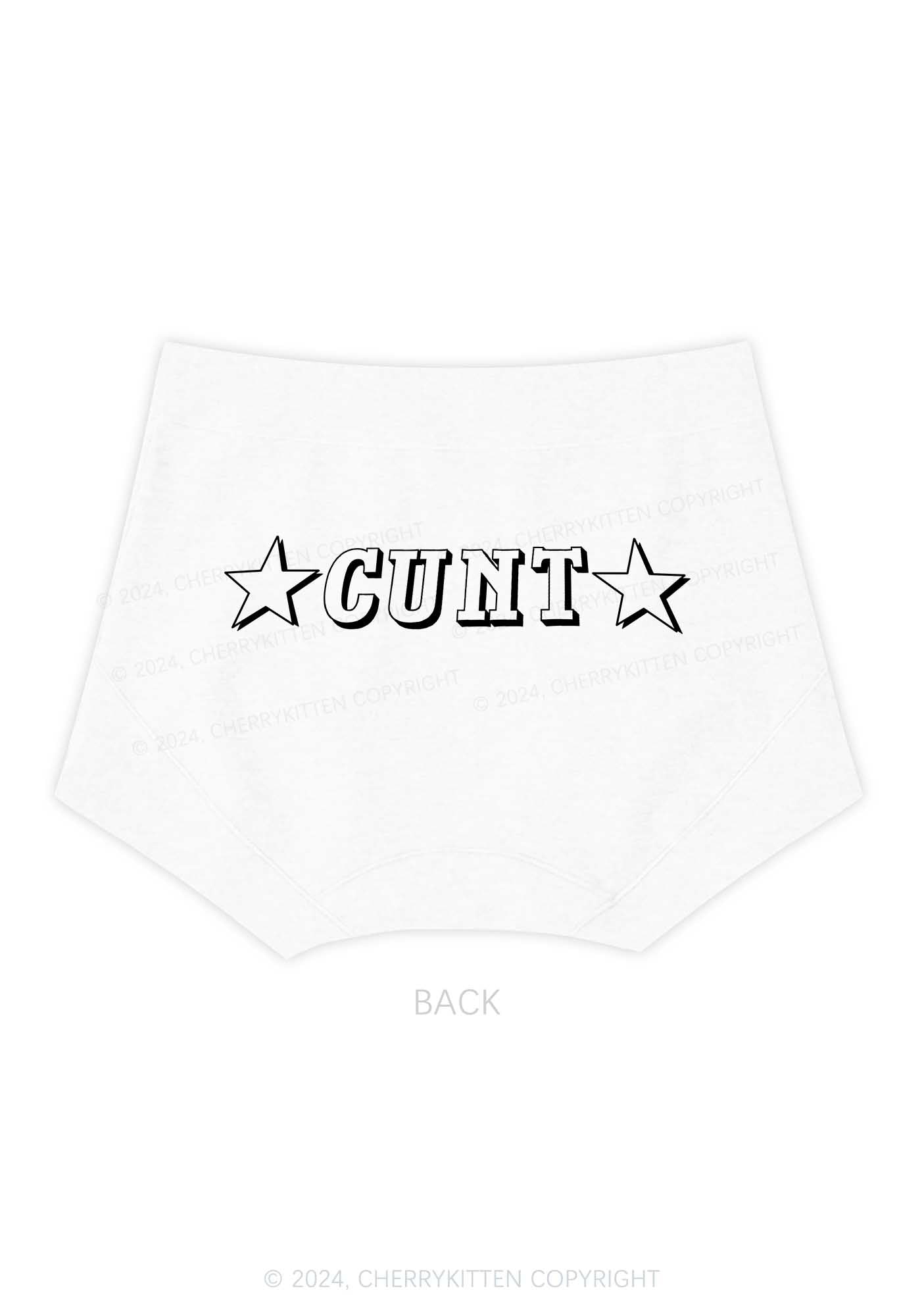 Star Count Y2K Mid Rise Waist Boyshort Cherrykitten