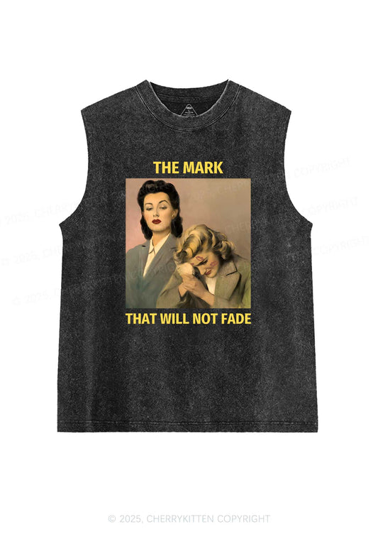 Mark Will Not Fade Pride Y2K Washed Muscle Tank Cherrykitten