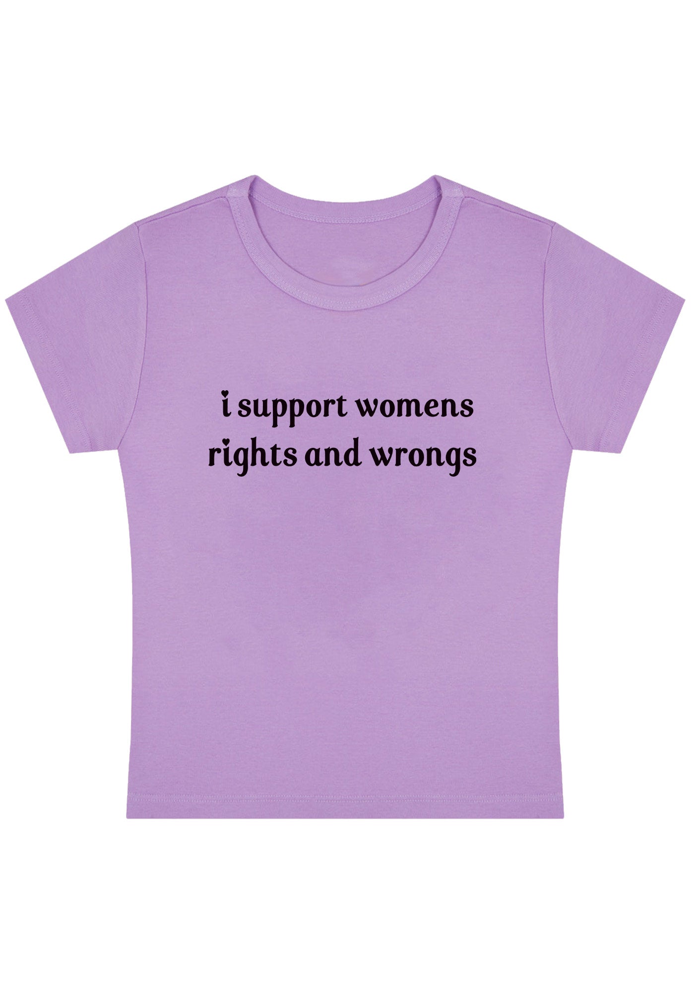 Curvy I Support Women Baby Tee