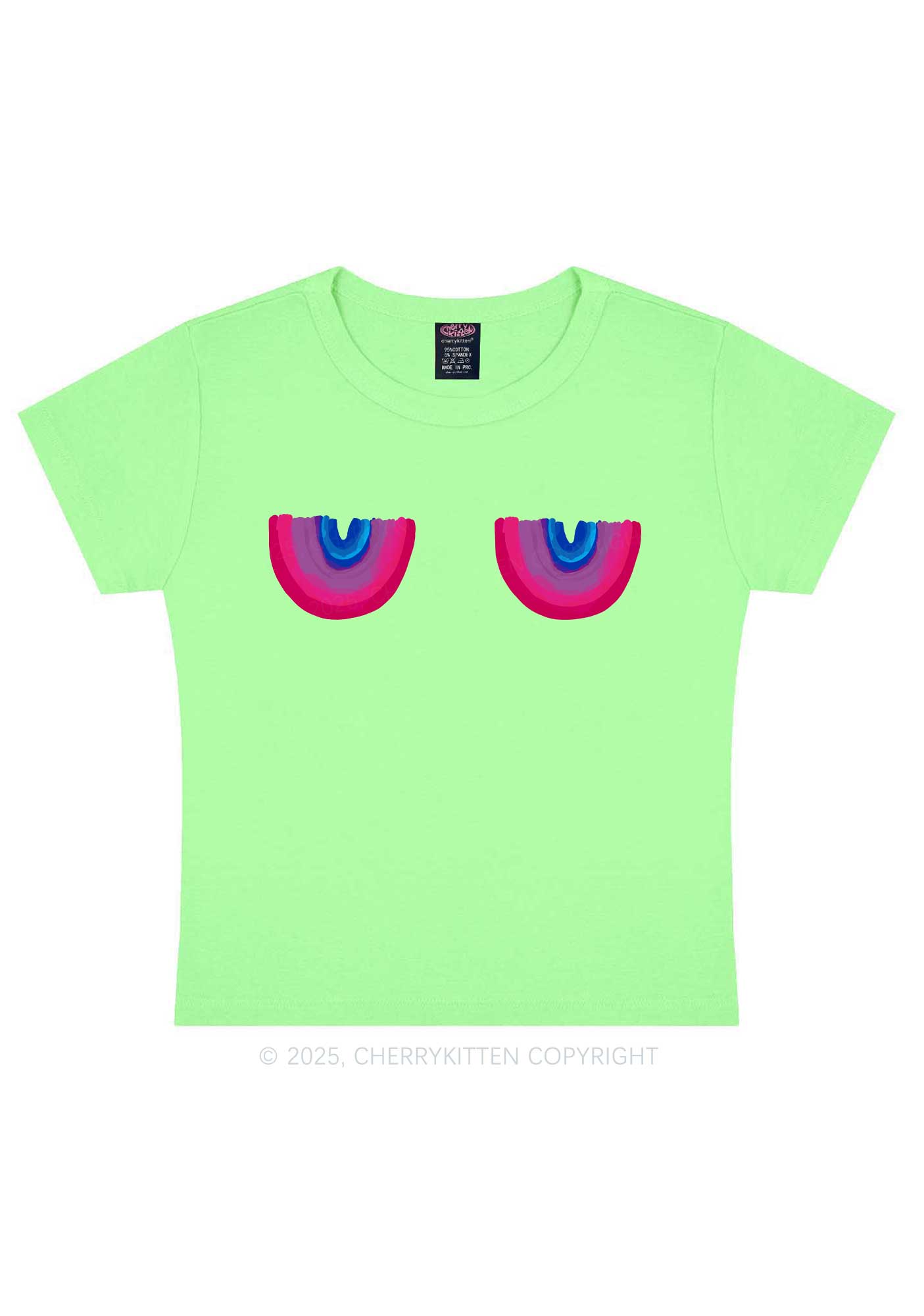 Bisexual Bxxb Y2K Baby Tee Cherrykitten