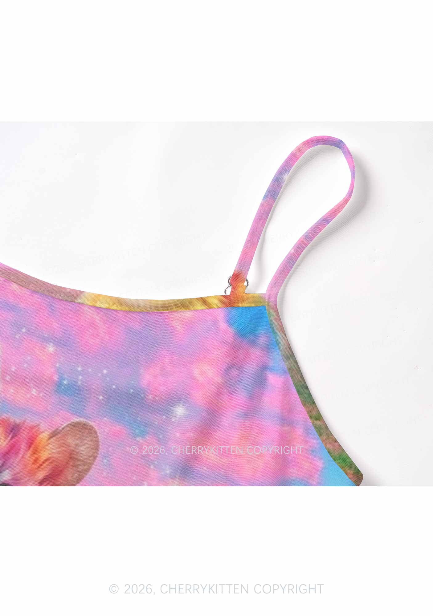 Unicorn Rat Pride Y2K Mesh Cami Tank Cherrykitten