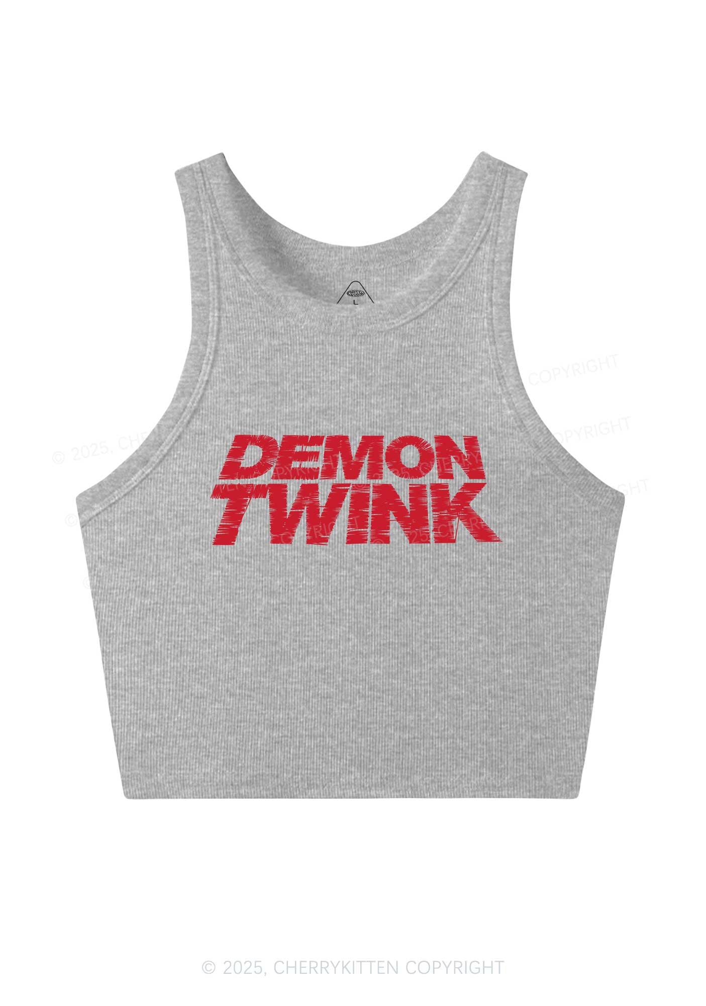 Demon Twink Pride Y2K Crop Tank Top Cherrykitten