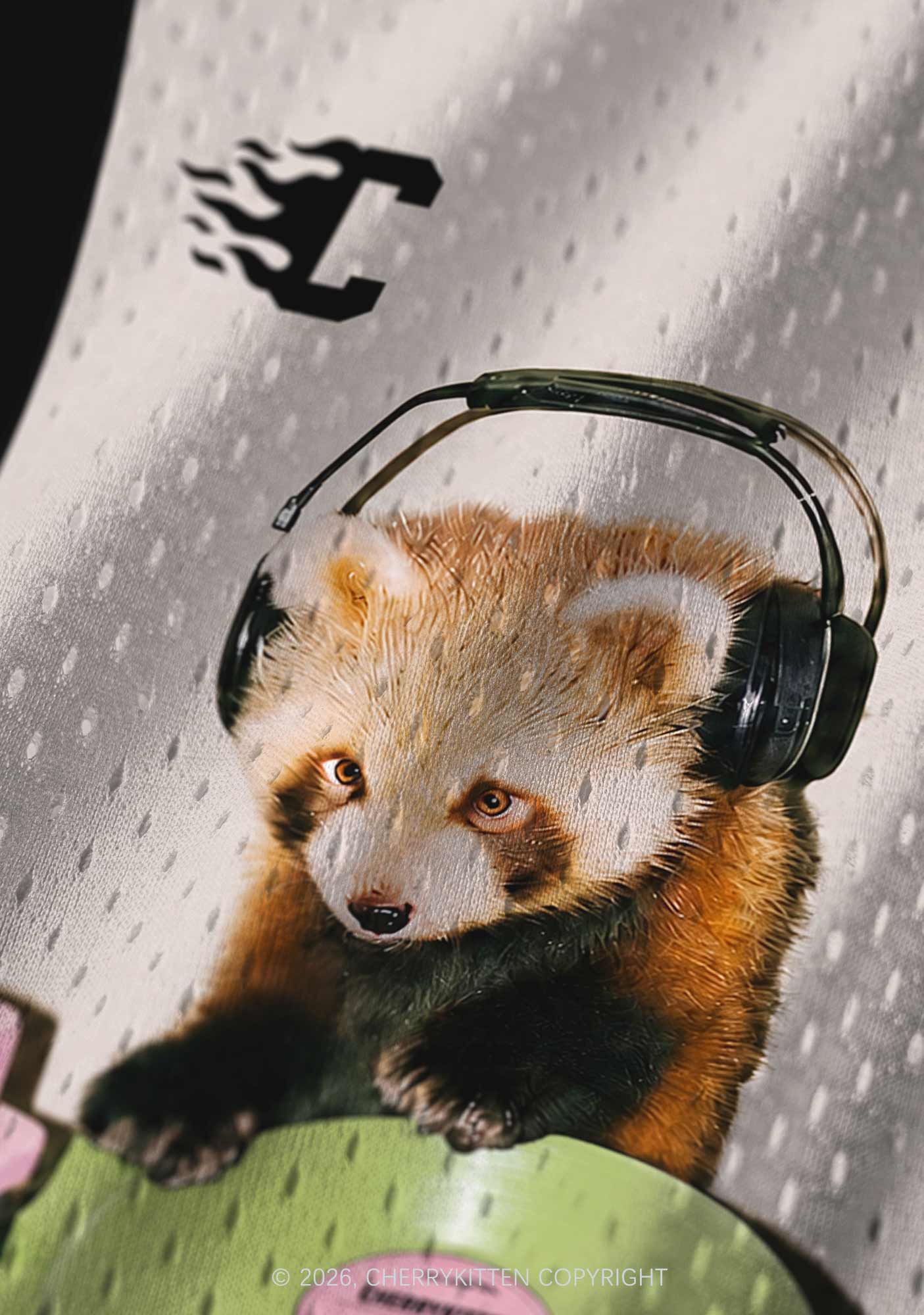 Custom Red Panda DJ Y2K Sport Jersey Tank Cherrykitten