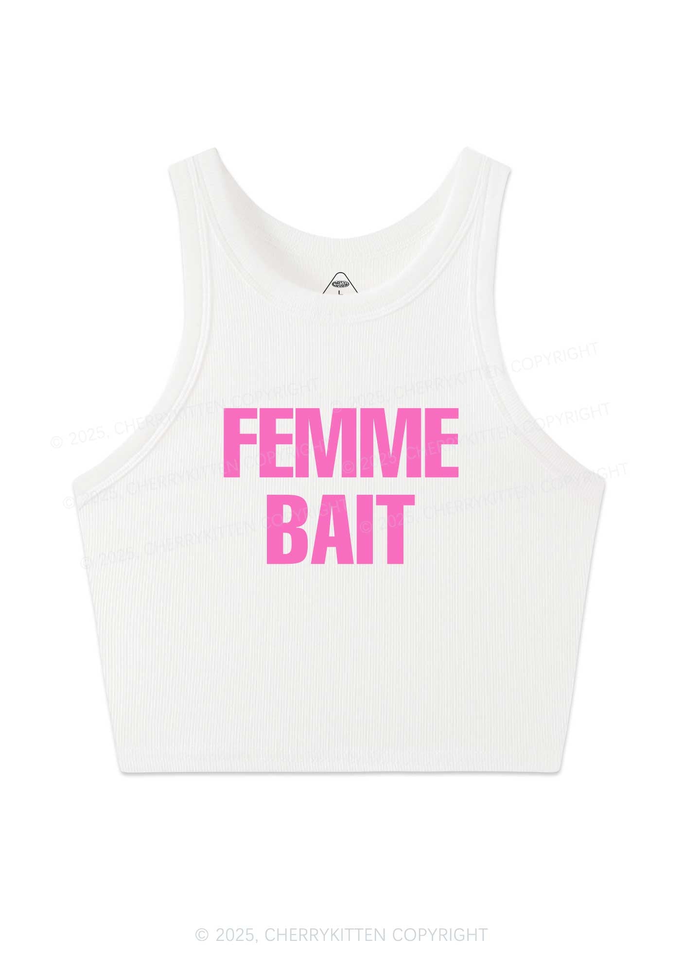 Femme Bait Y2K Crop Tank Top Cherrykitten