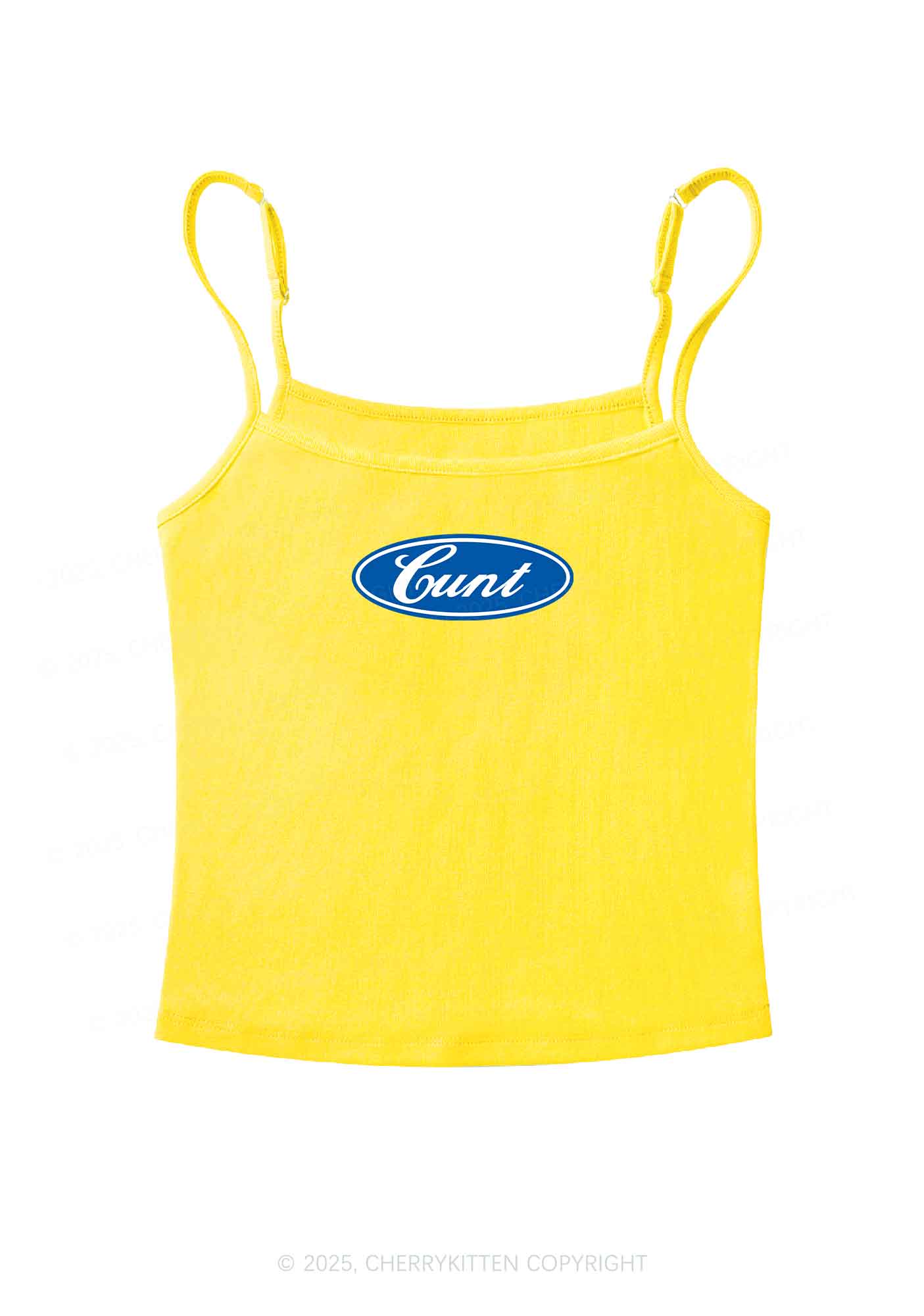 Oval Cxxt Y2K Spaghetti Strap Cami Cherrykitten