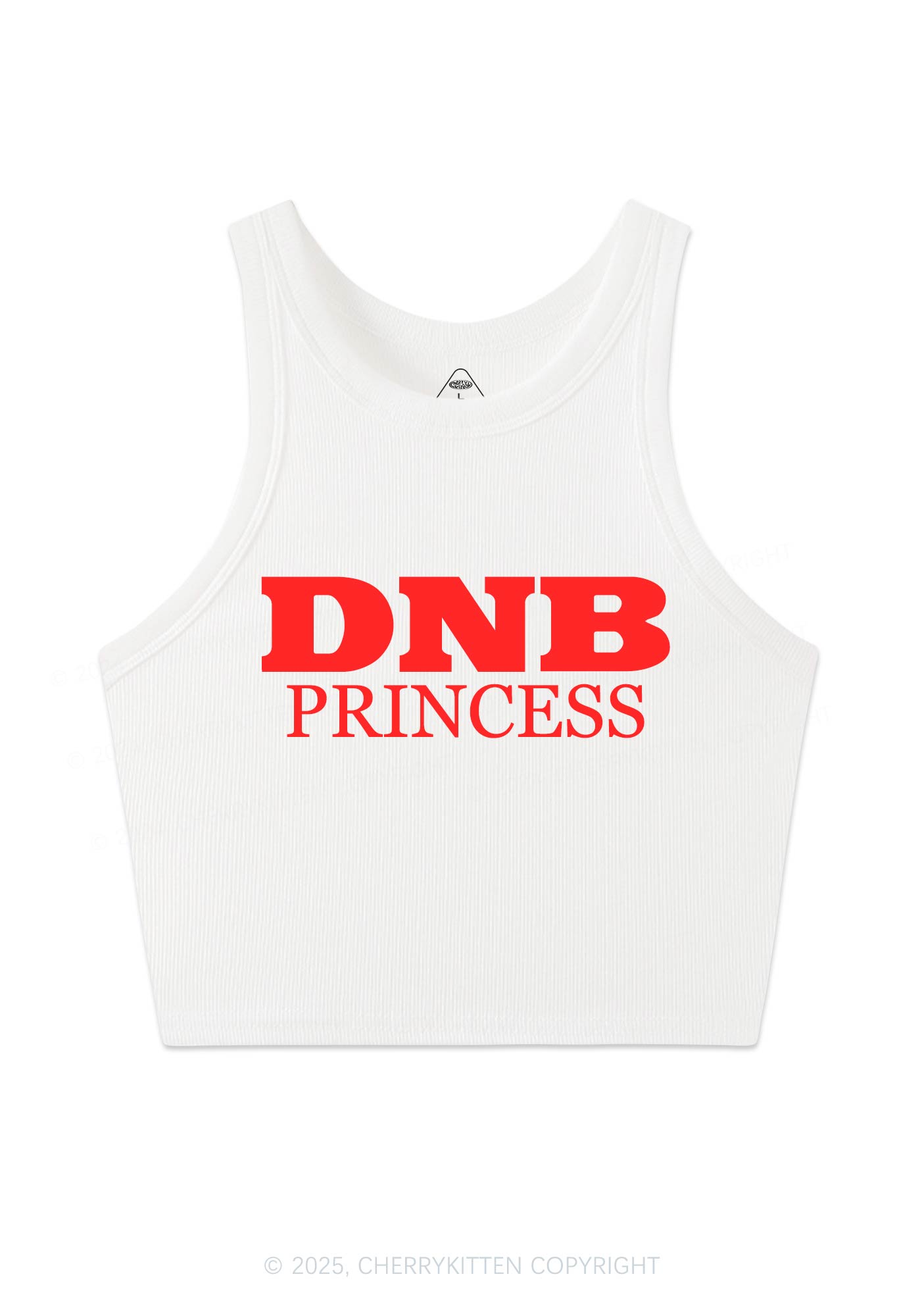 DNB Princess Y2K Crop Tank Top Cherrykitten