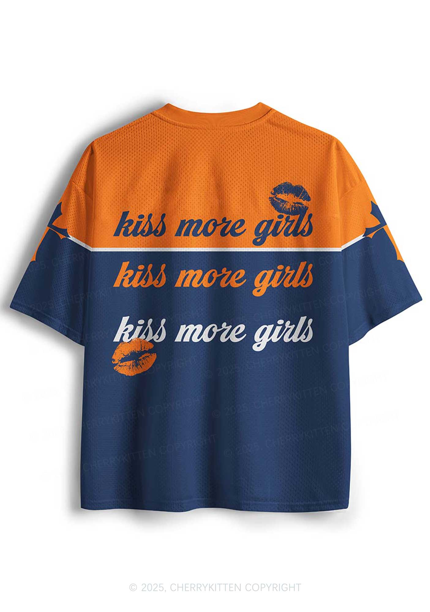 Custom Kiss More Girls Pride Y2K Sport Jersey Shirts Cherrykitten
