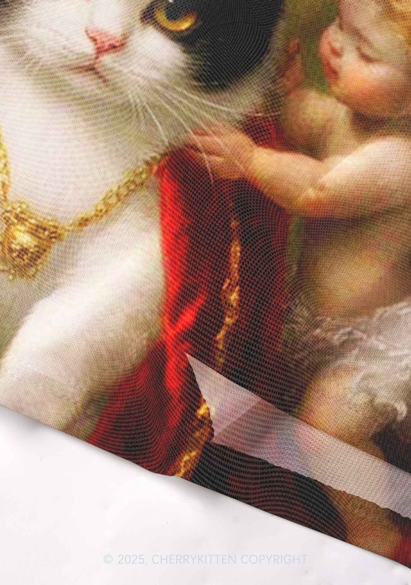 The Cat King And Angels Y2K Mesh Cami Tank Cherrykitten