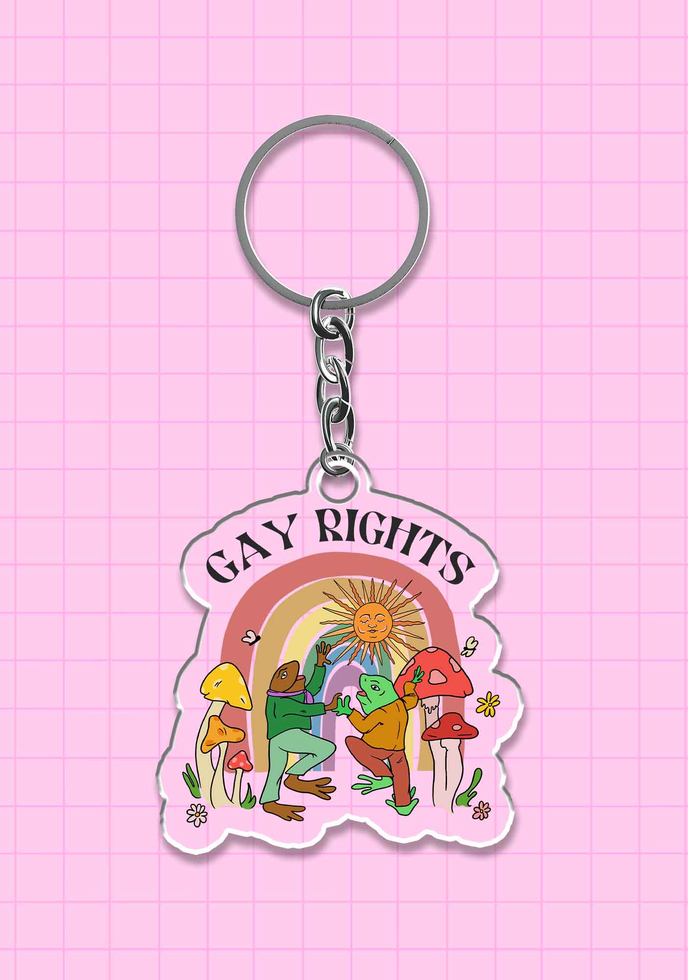 🎁 Gay Rights 1Pc Y2K Keychain Cherrykitten (100% off)
