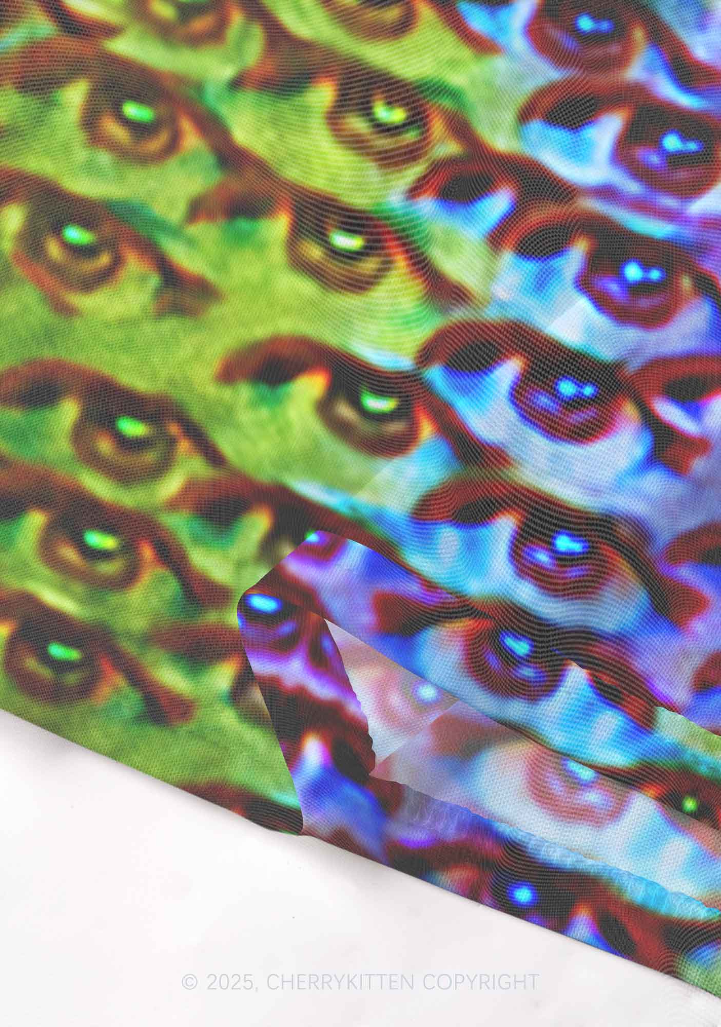 Halloween Spectrum Eyes Y2K Mesh Cami Tank Cherrykitten