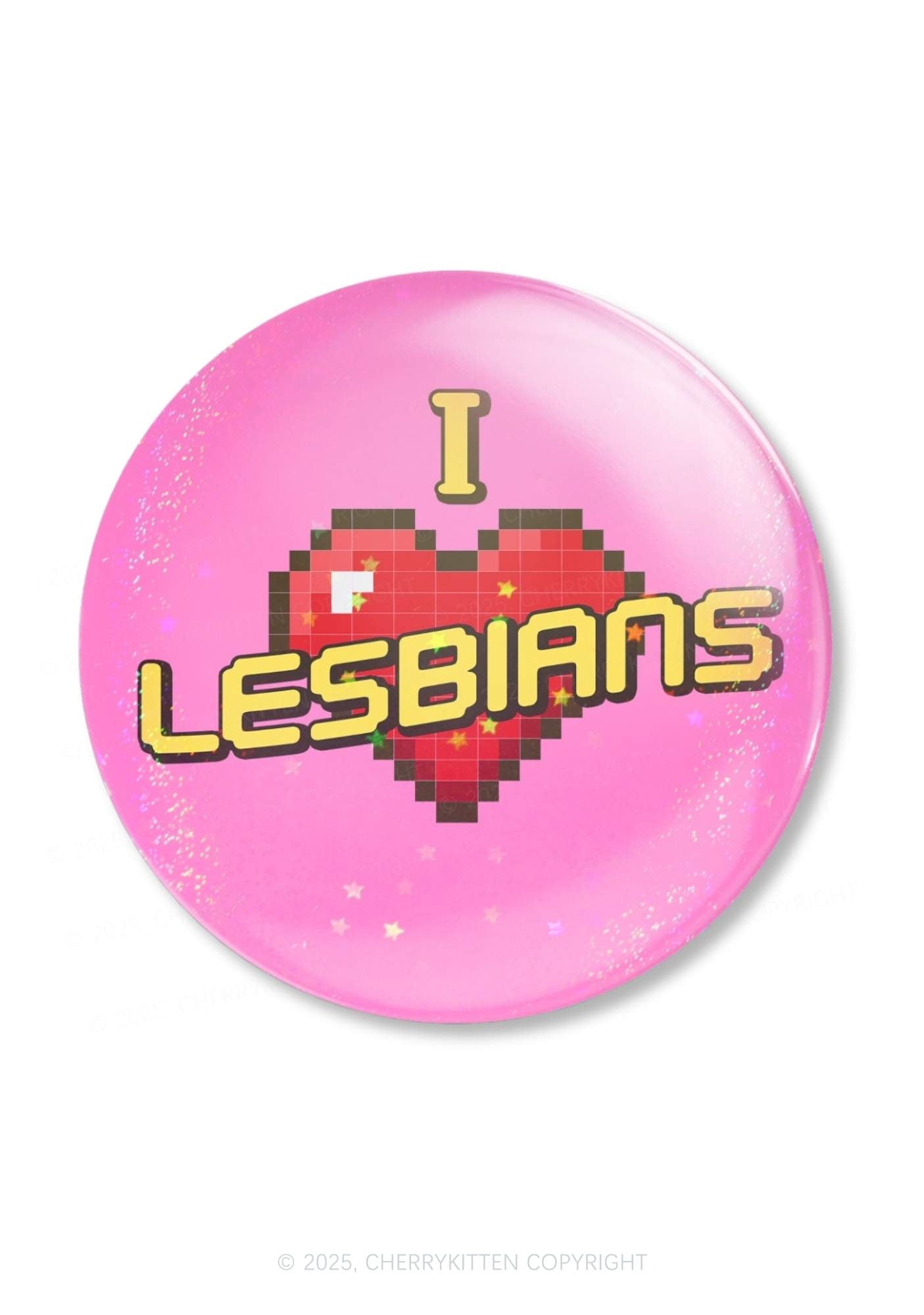 I Love Lesbians Pride 1Pc Y2K Pin Badge Cherrykitten