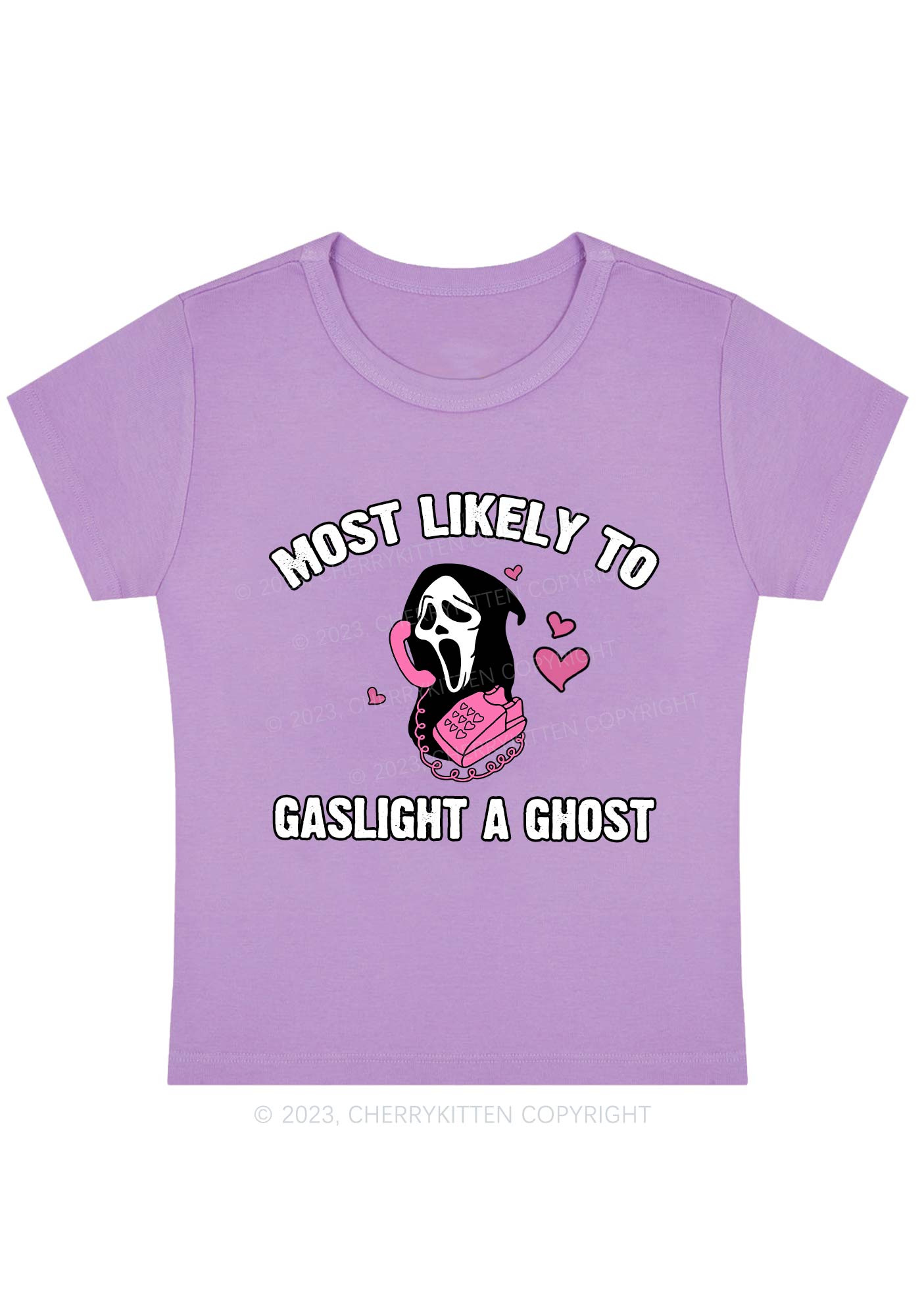 Most Likely 12 Pink Designs Halloween Baby Tee Cherrykitten