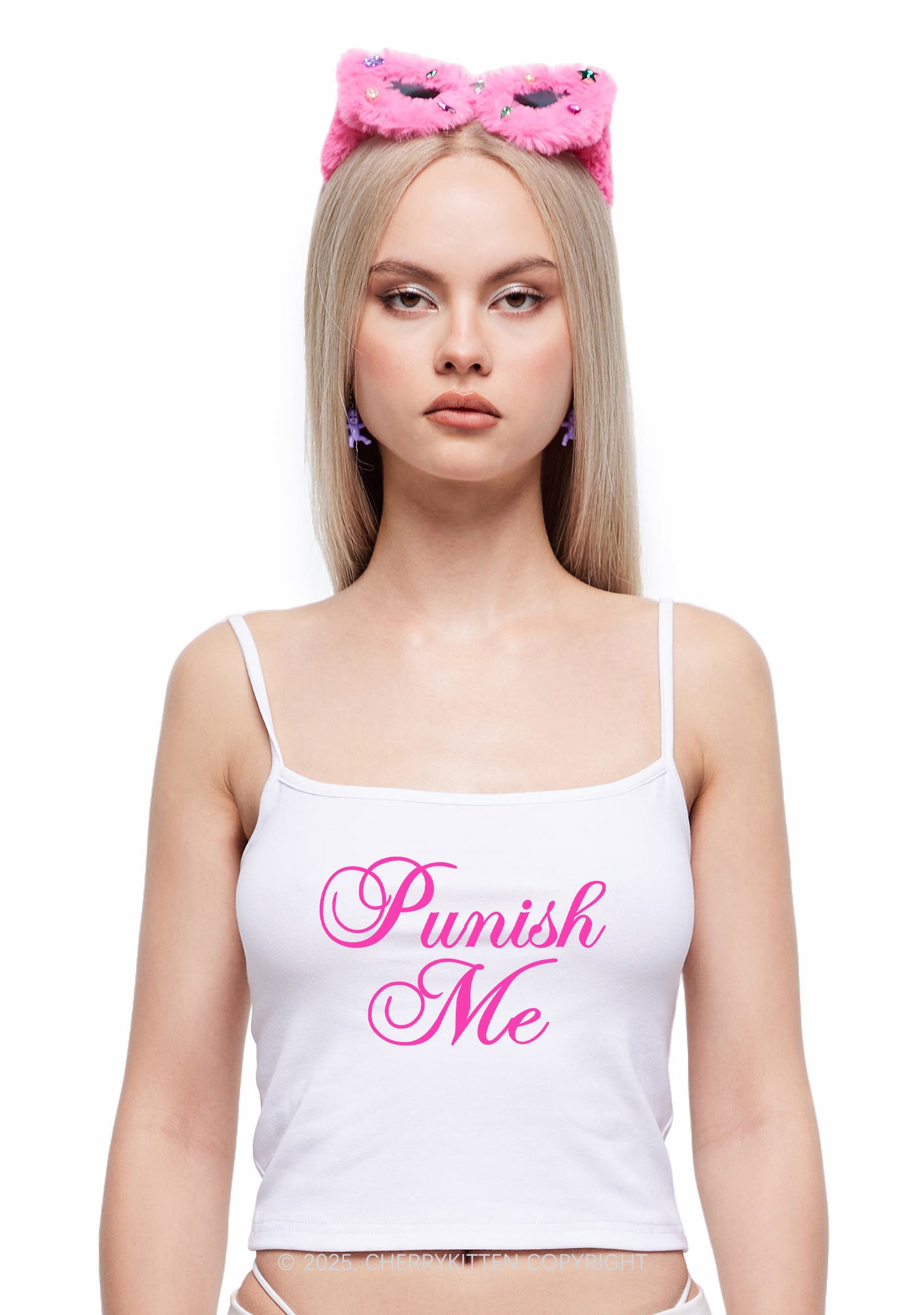 Punish Me Y2K Spaghetti Strap Cami Cherrykitten