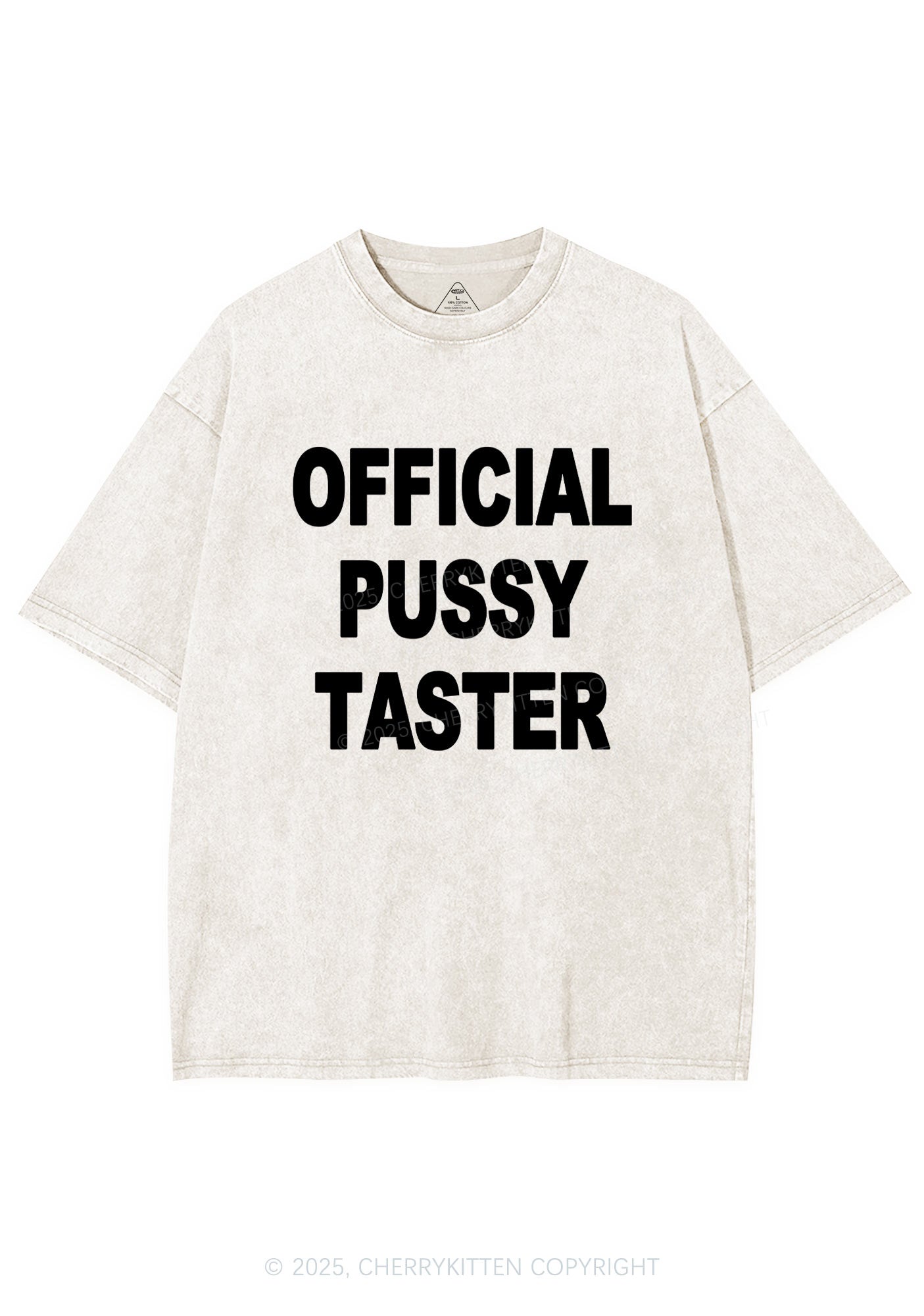 Official Puxxy Taster Y2K Shirts Washed Tee Cherrykitten