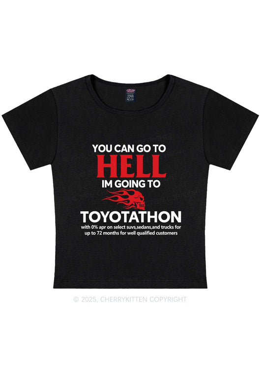 You Can Go Hell Y2K Baby Tee Cherrykitten