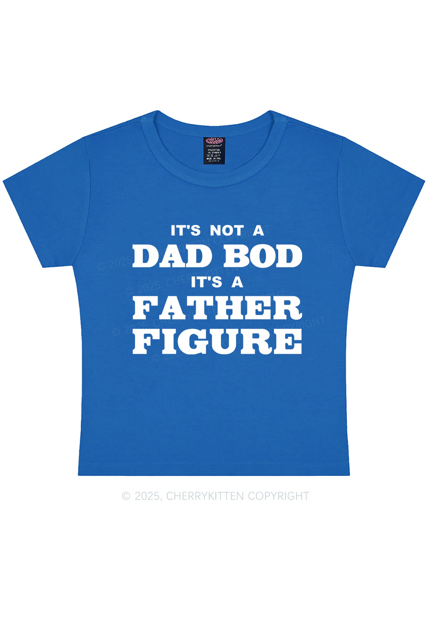Dad Bod Father Figure Y2K Baby Tee Cherrykitten