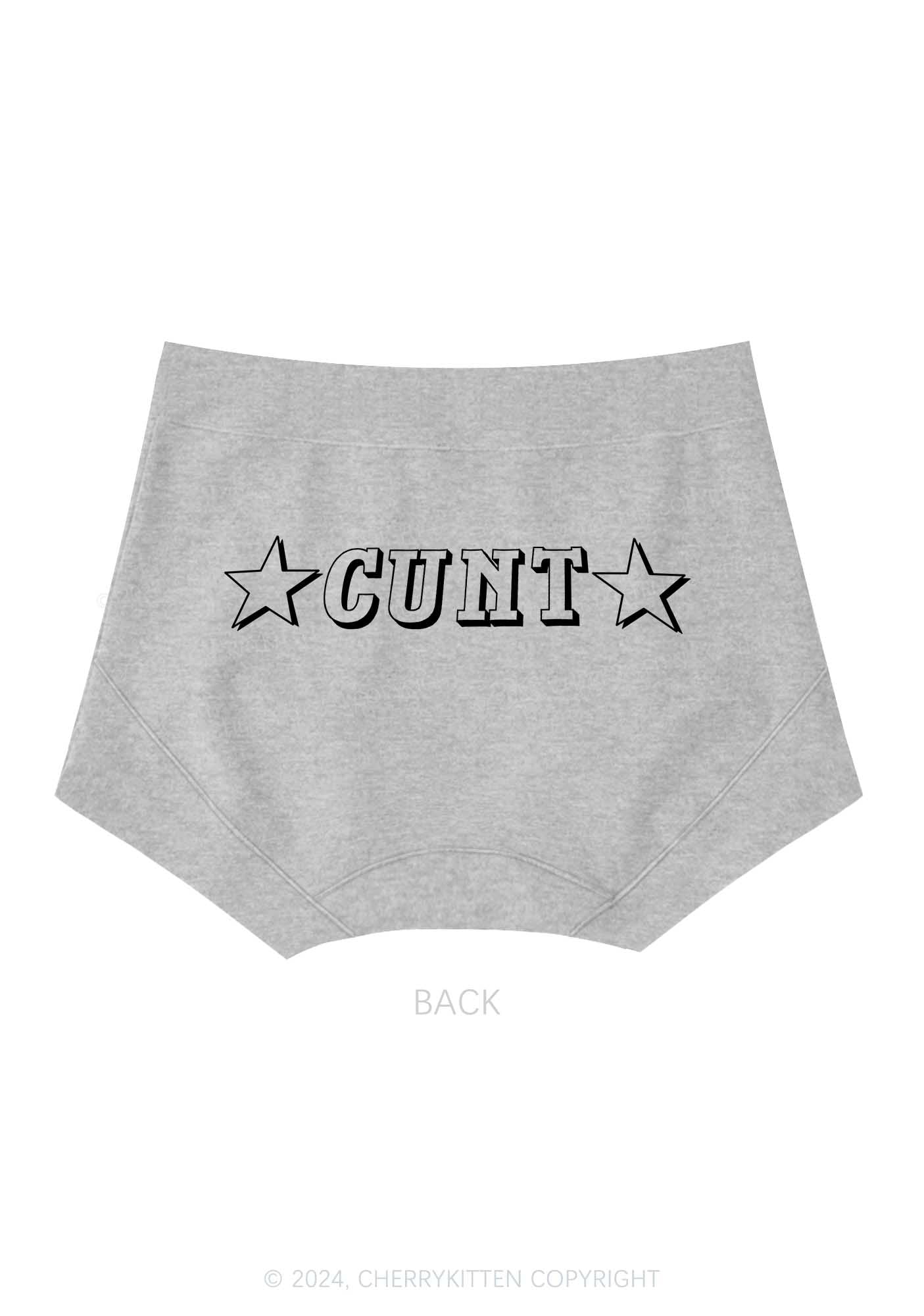 Star Count Y2K Mid Rise Waist Boyshort Cherrykitten