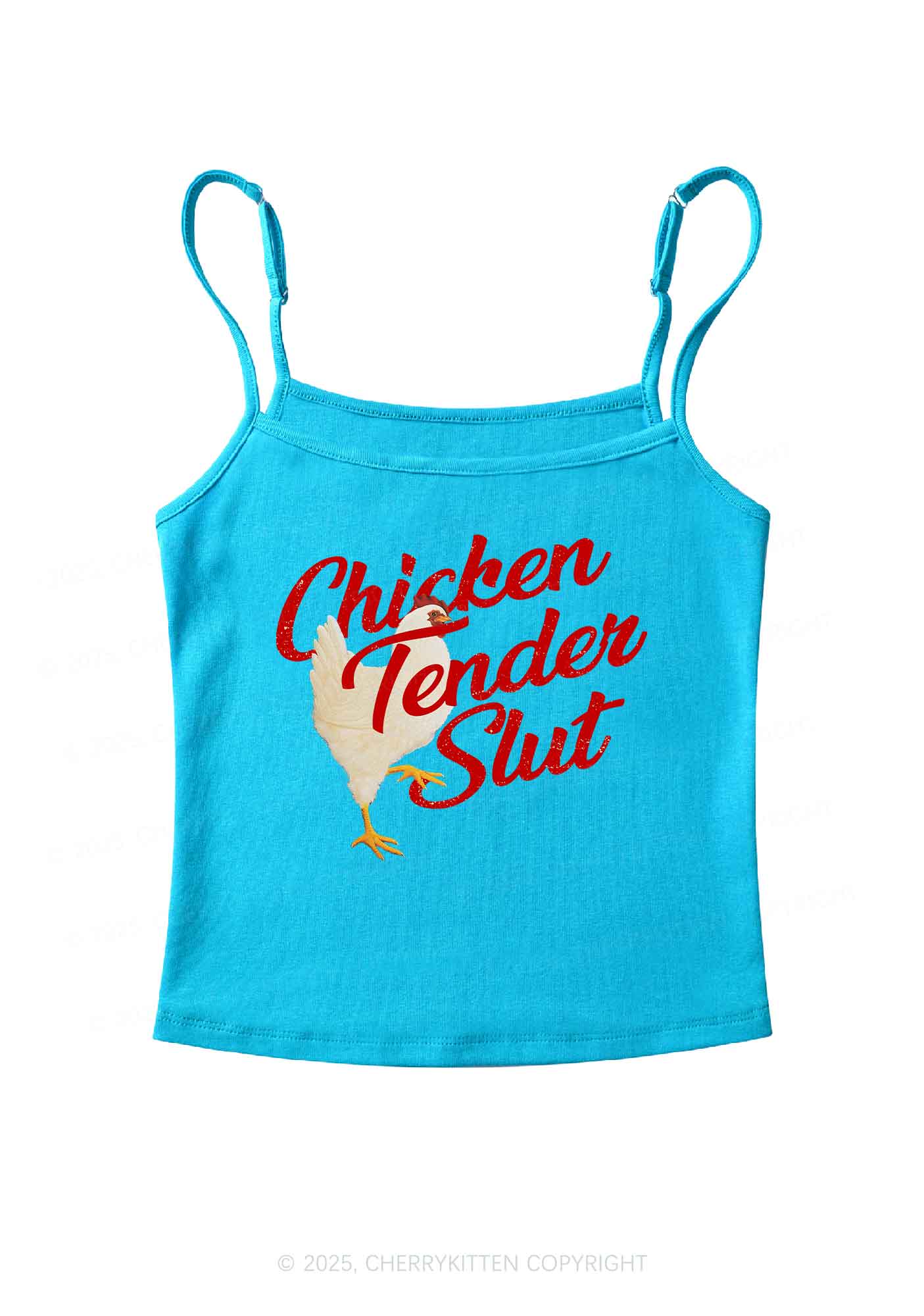 Chicken Tender Slxt Y2K Spaghetti Strap Cami Cherrykitten