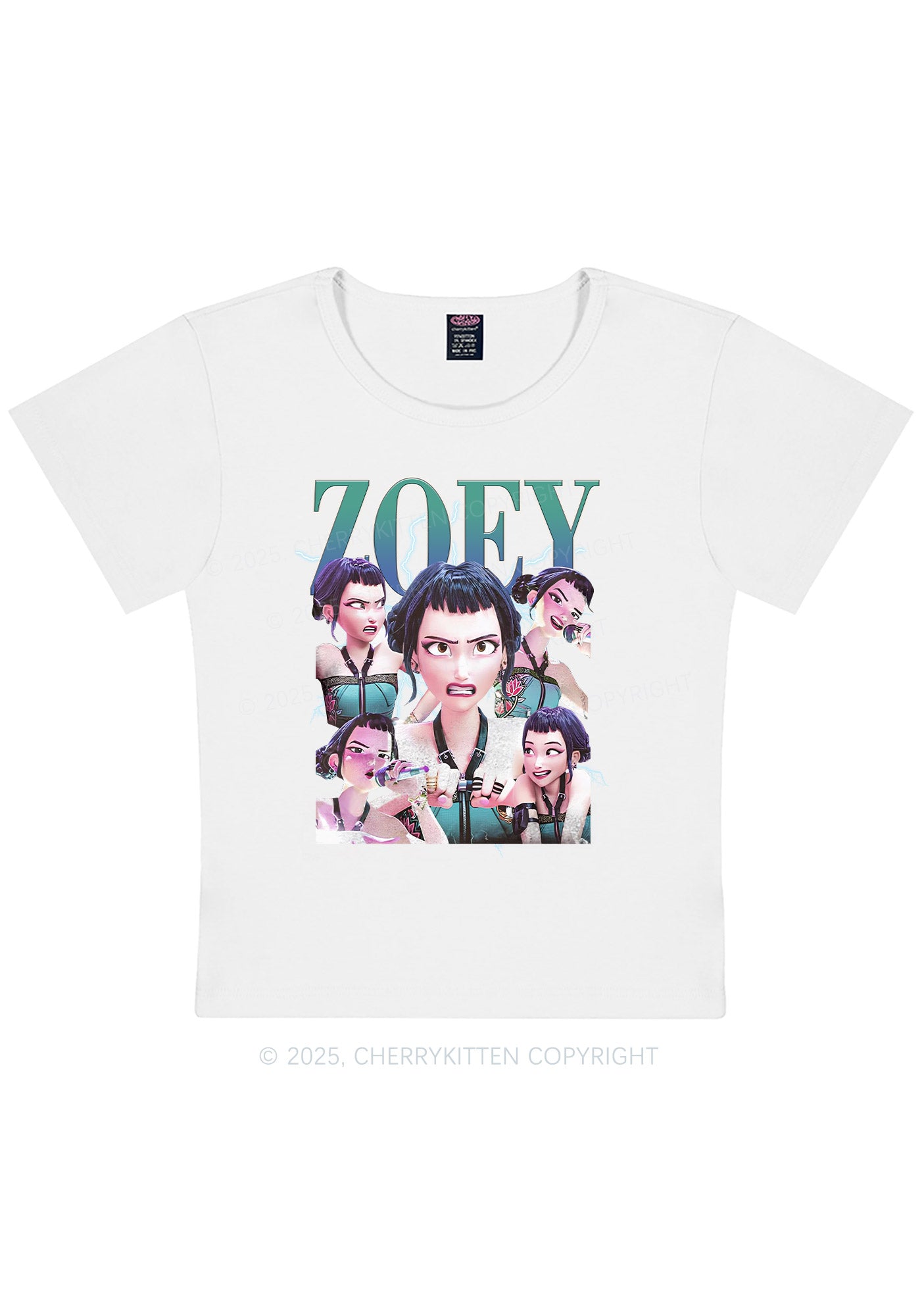Kpop Girl Y2K Baby Tee Cherrykitten