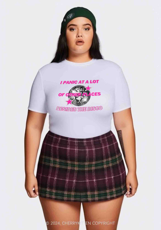 Curvy Panic Besides The Disco Y2K Baby Tee Cherrykitten