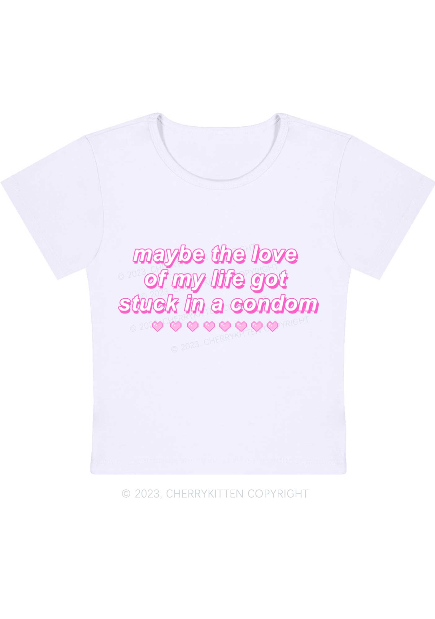 Maybe The Love Of My Life Y2K Baby Tee Cherrykitten