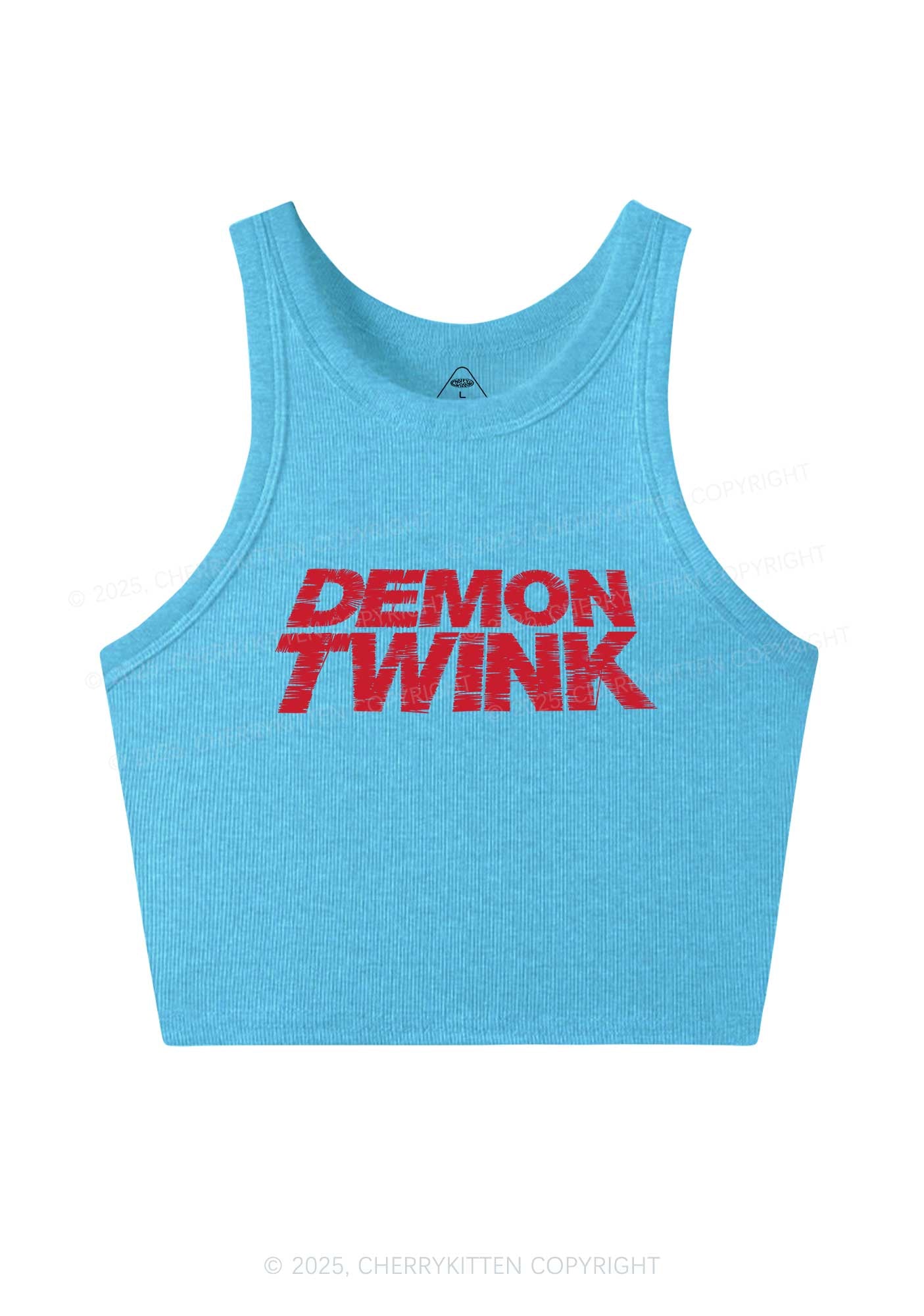Demon Twink Pride Y2K Crop Tank Top Cherrykitten