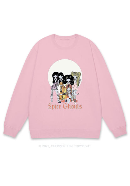 Spice Ghouls Halloween Y2K Sweatshirt Cherrykitten