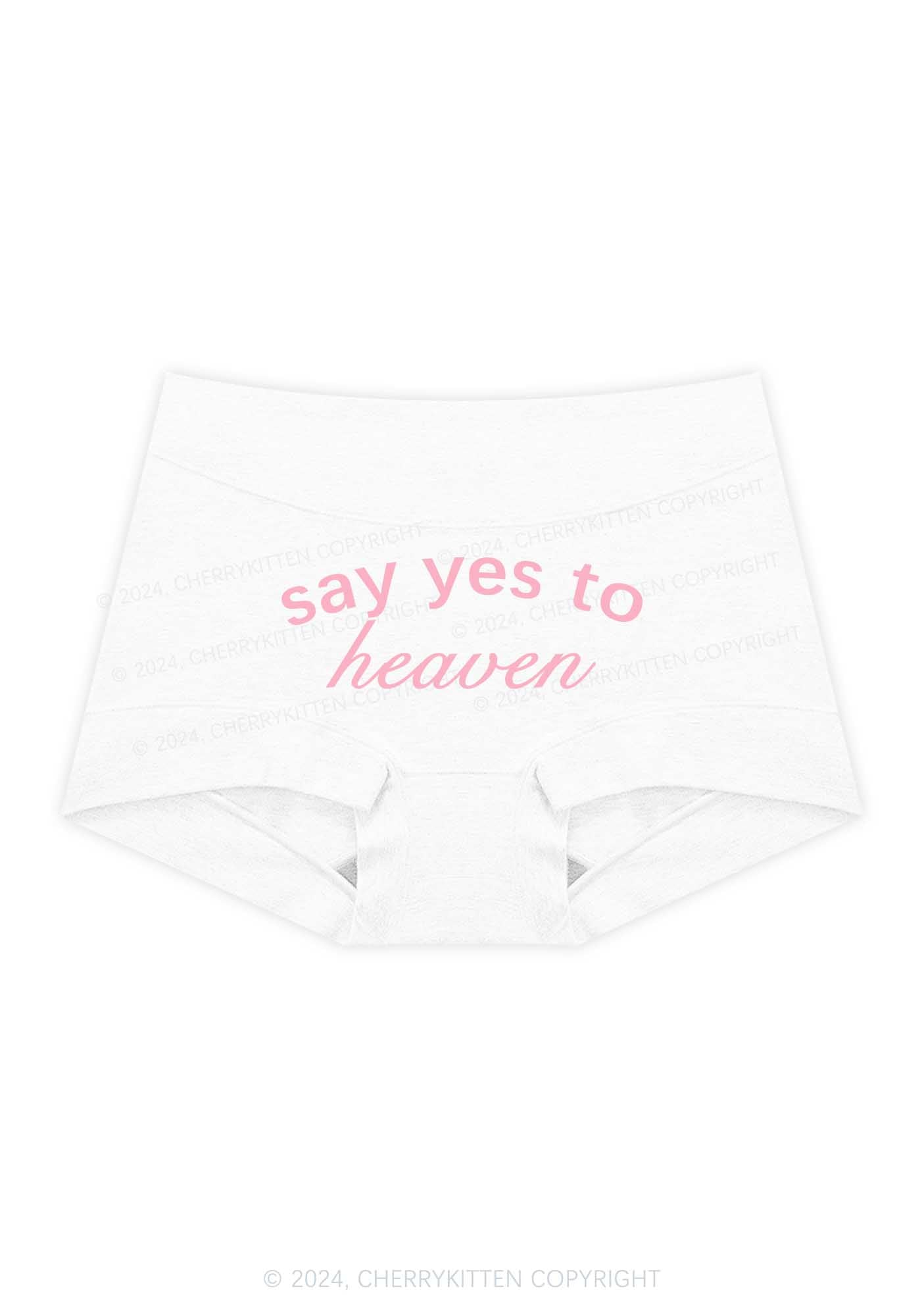 Say Yes To Heaven Y2K Mid Rise Waist Boyshort Cherrykitten