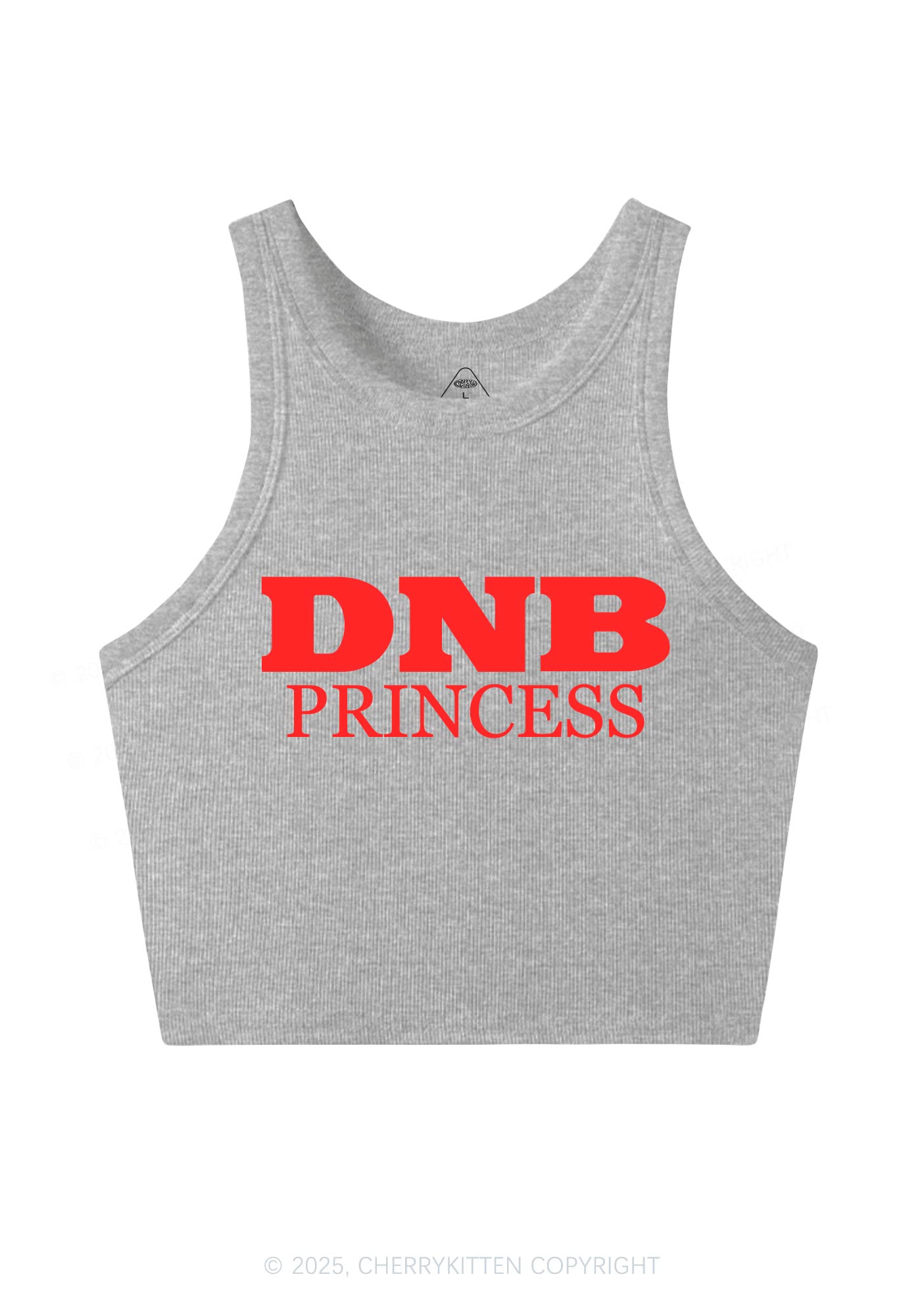 DNB Princess Y2K Crop Tank Top Cherrykitten