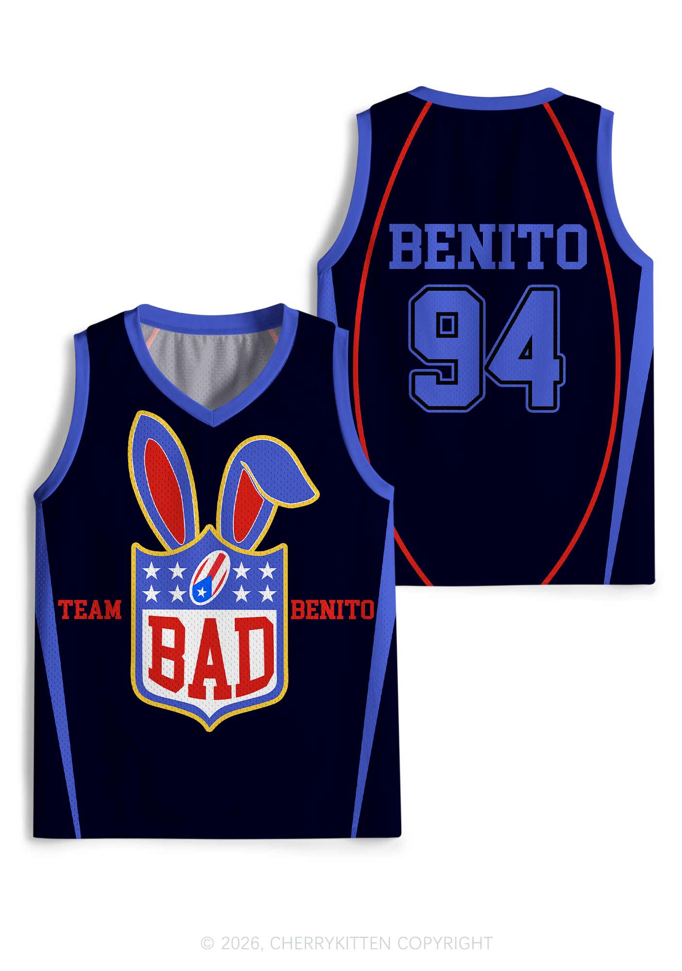 Black Football Bunny Y2K Sport Jersey Tank Cherrykitten