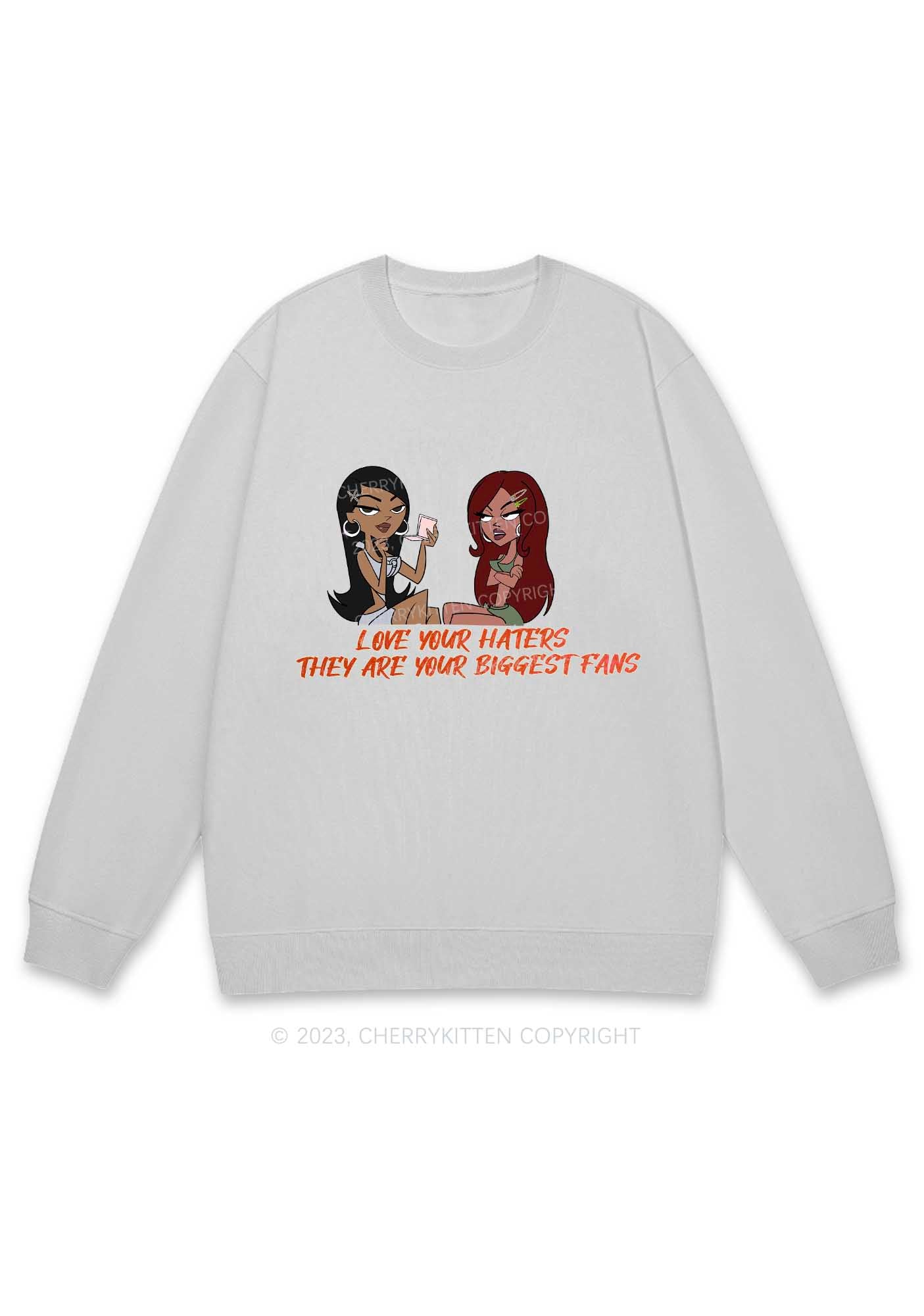 They Are Your Biggest Fans Y2K Sweatshirt Cherrykitten